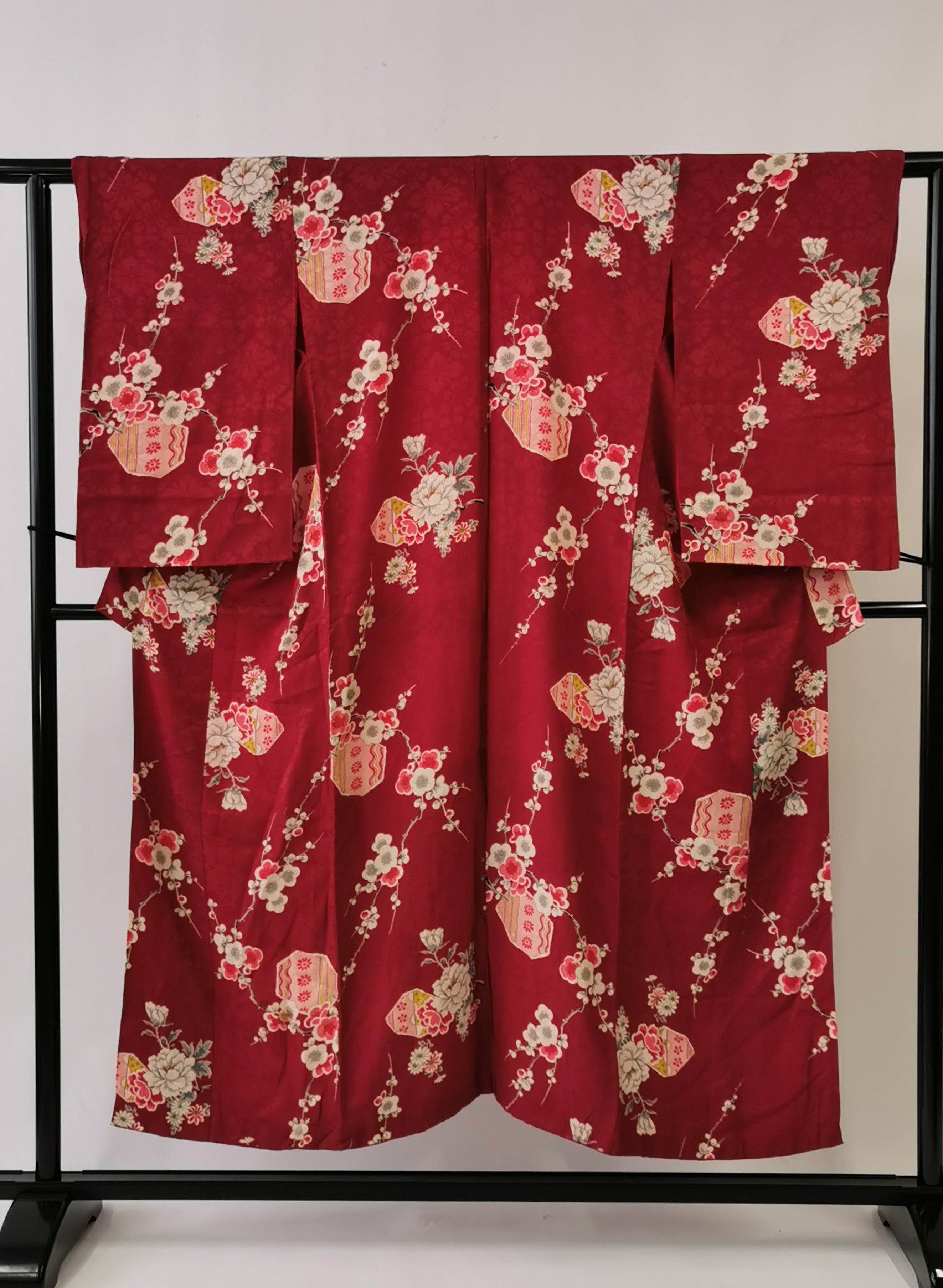 着物 小紋 和服 古着 ◆twkk128