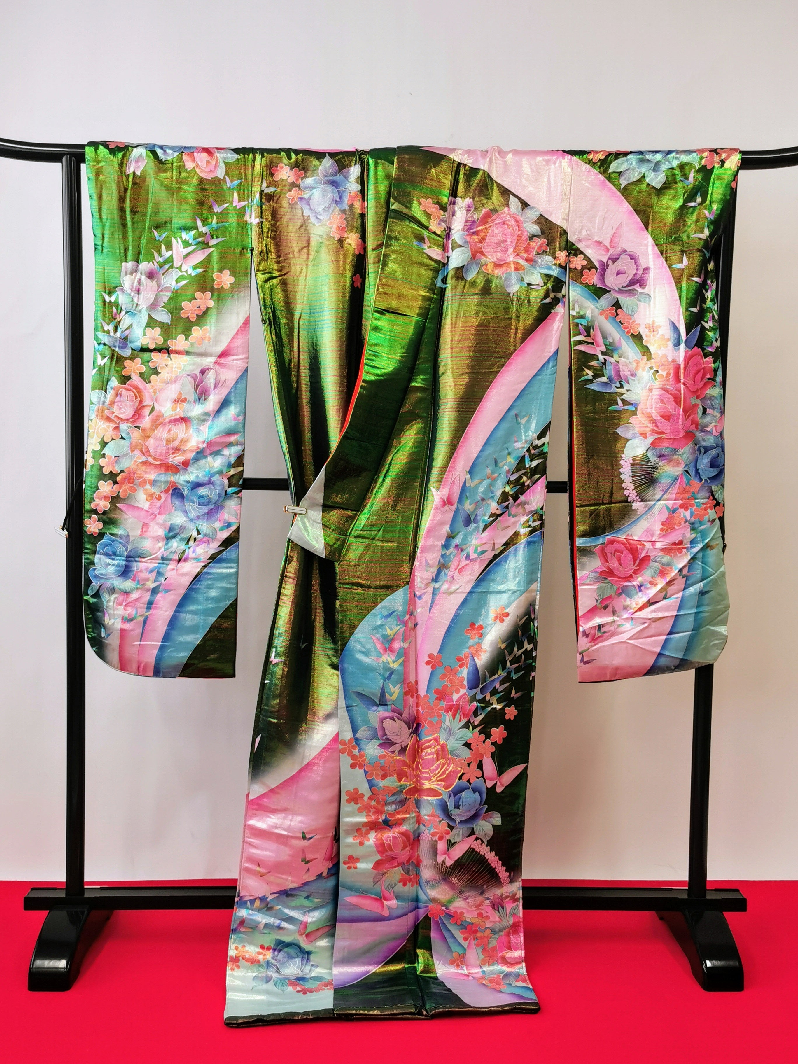 引き振袖 お引きずり 花嫁衣装 結婚式 豪華 婚礼 ウエディング 古着◆twff235