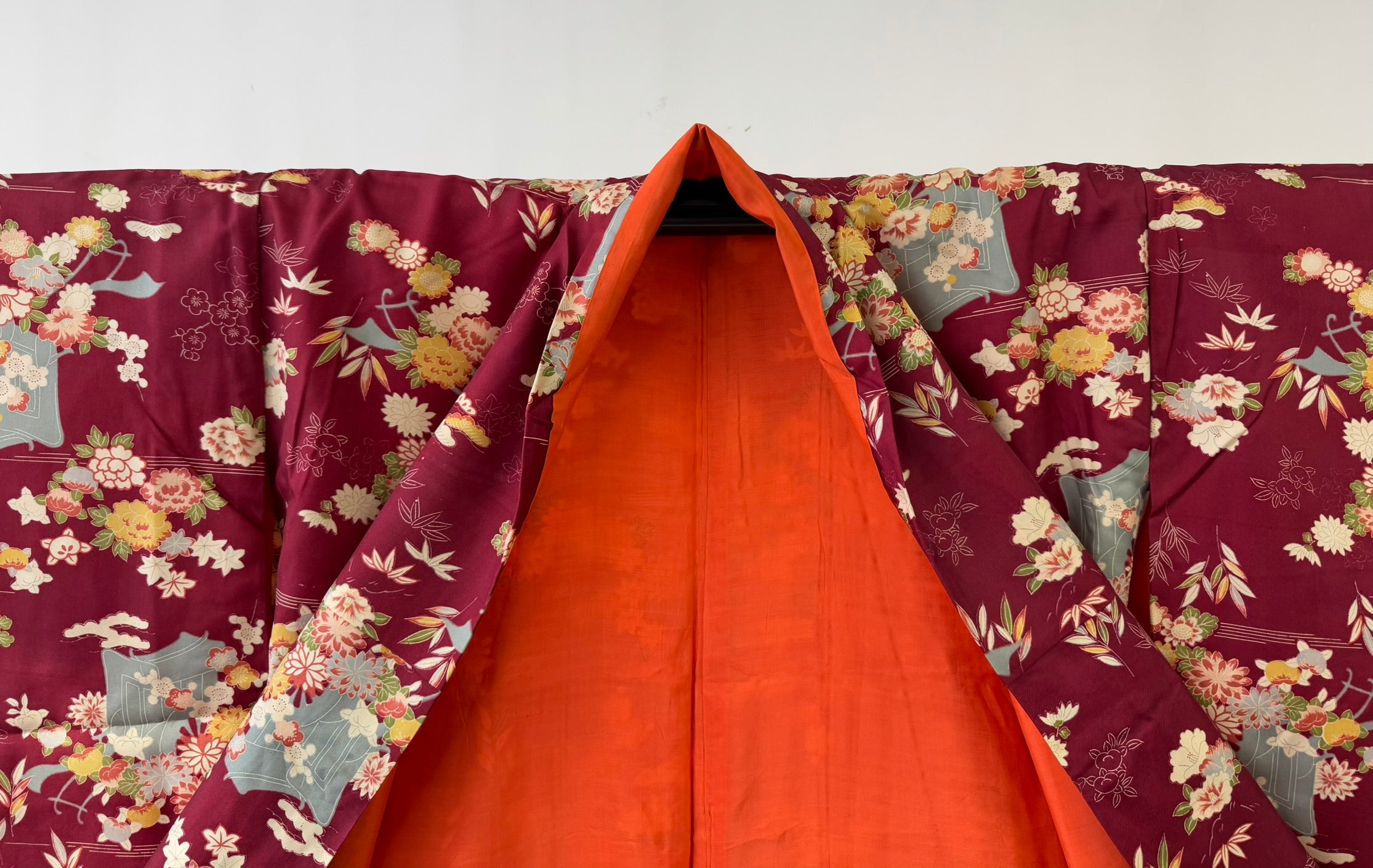 ♦KJ031 Women's kimono used Japanese clothes