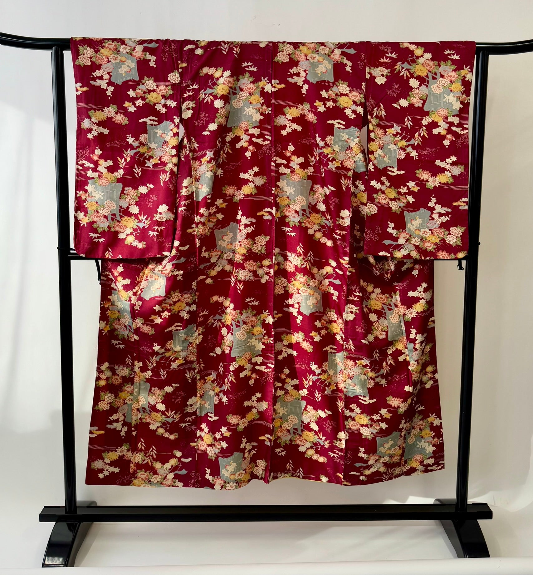 ♦KJ031 Women's kimono used Japanese clothes