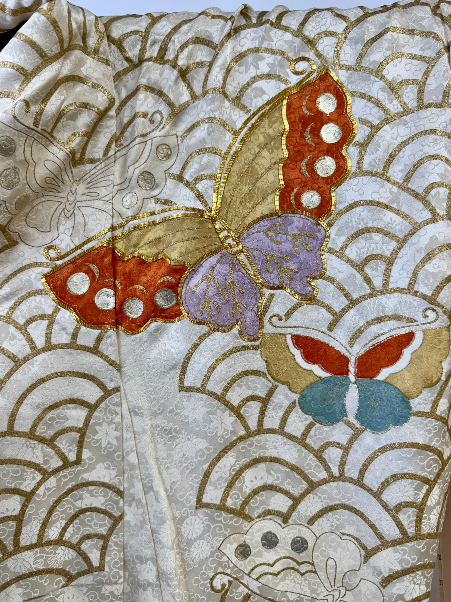 KJ051 Women's Furisode Used Japanese Clothes