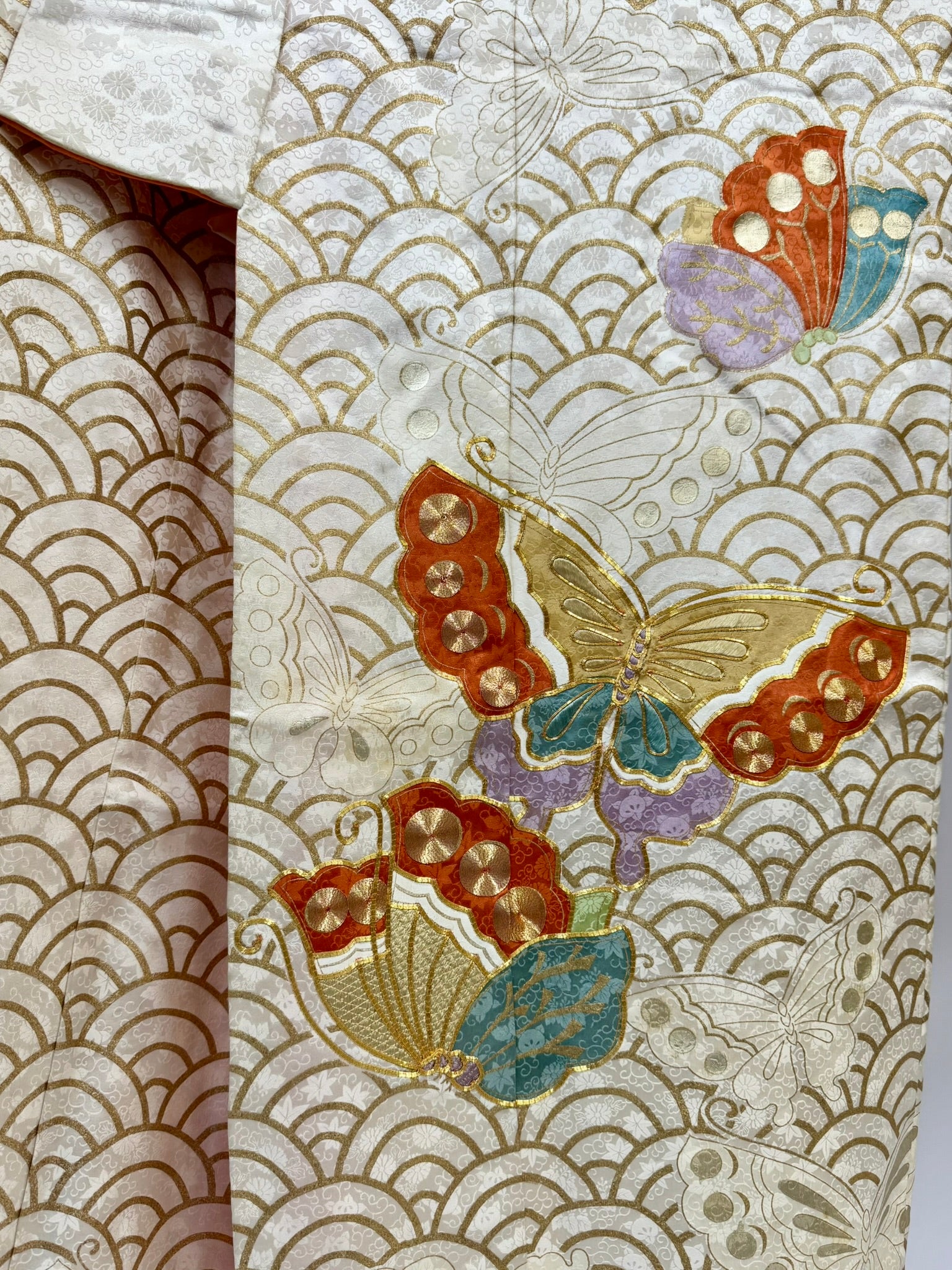 KJ051 Women's Furisode Used Japanese Clothes