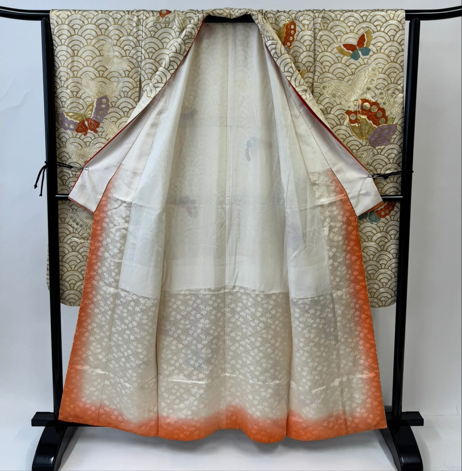 KJ051 Women's Furisode Used Japanese Clothes