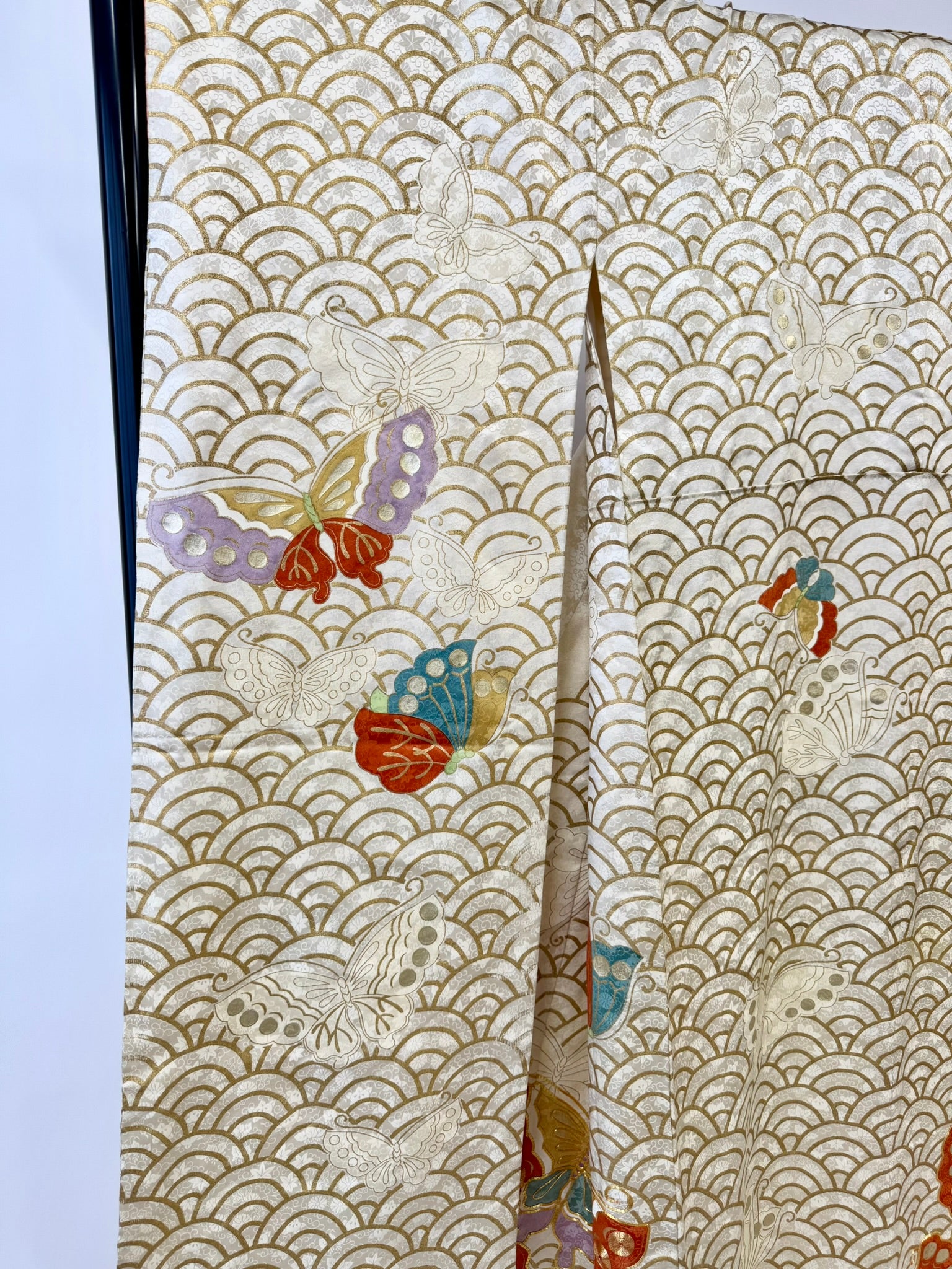 KJ051 Women's Furisode Used Japanese Clothes