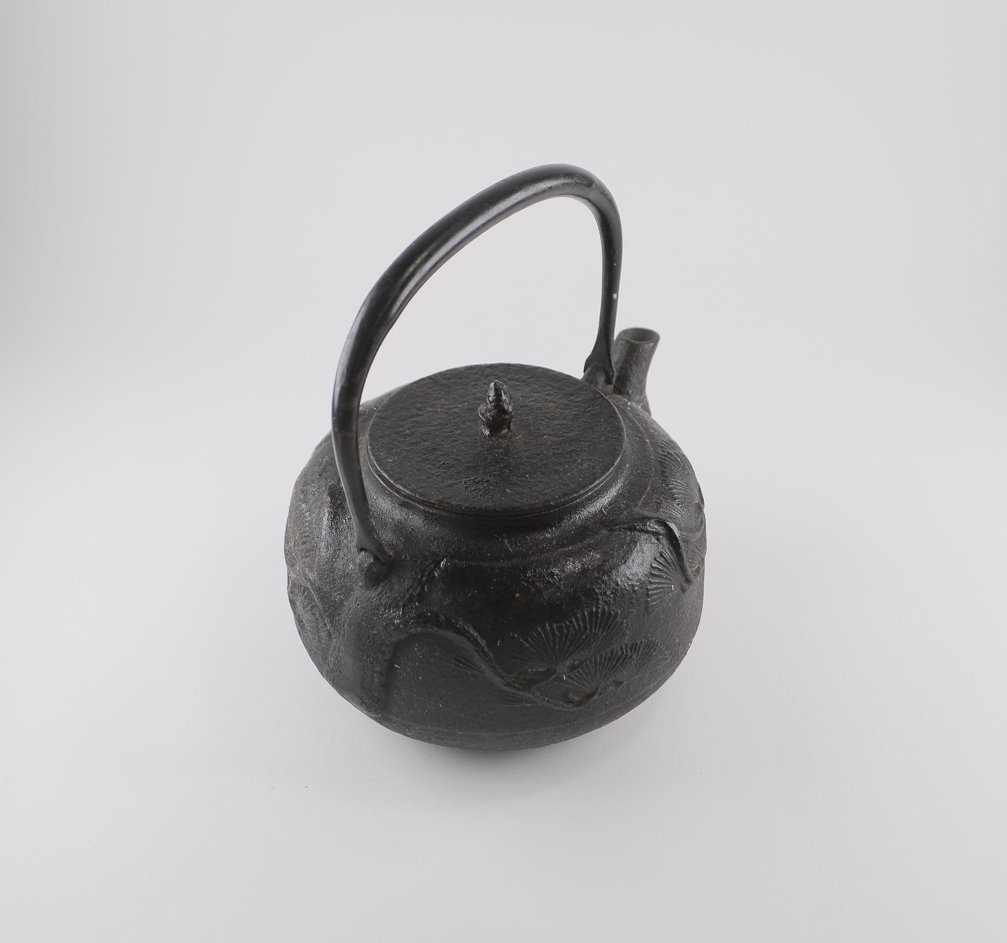 南部鉄器 急須 伝統工芸品 南部鉄瓶 やかん 湯沸かし 茶道具 中古◆tkn327