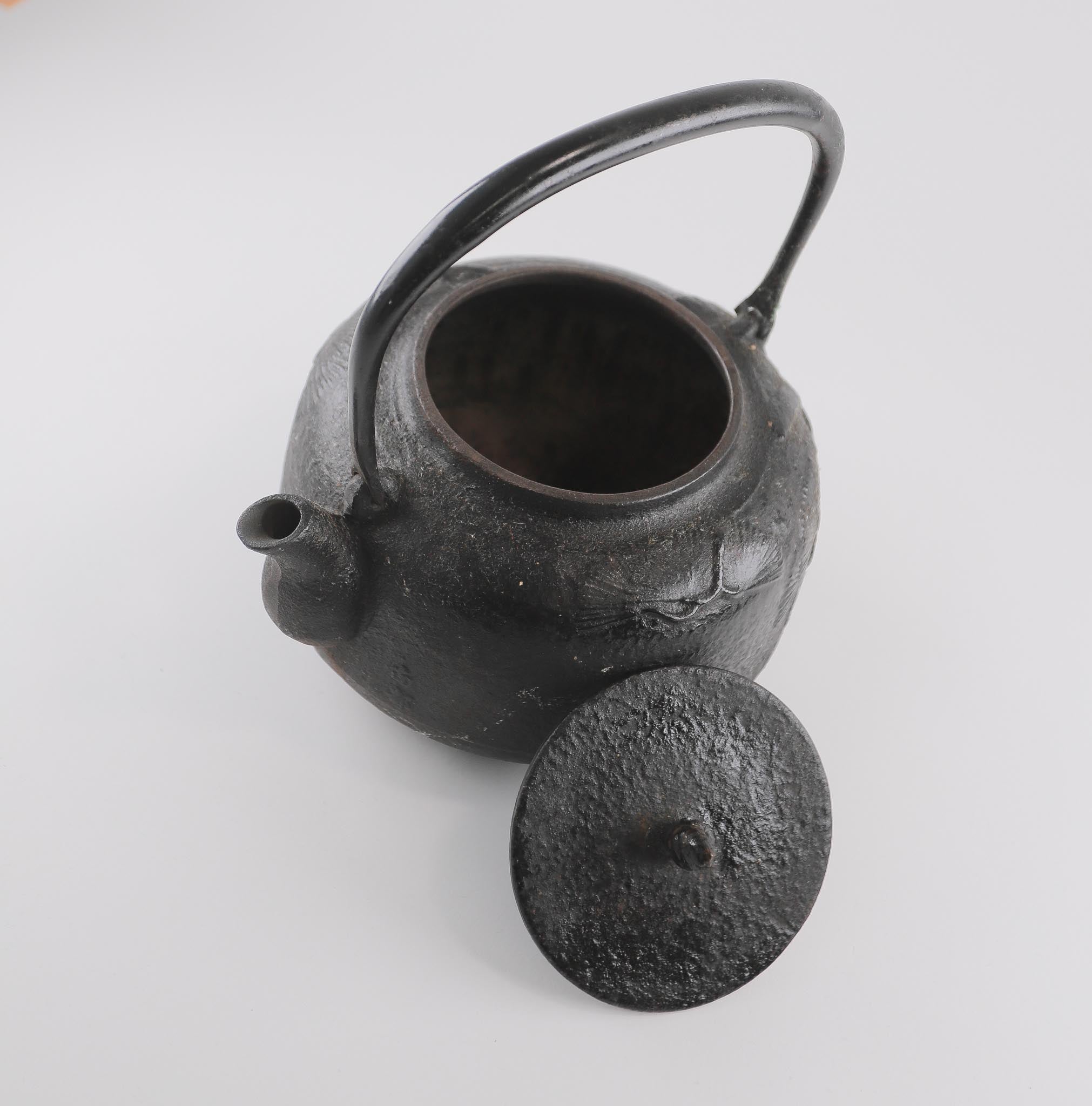 南部鉄器 急須 伝統工芸品 南部鉄瓶 やかん 湯沸かし 茶道具 中古◆tkn327