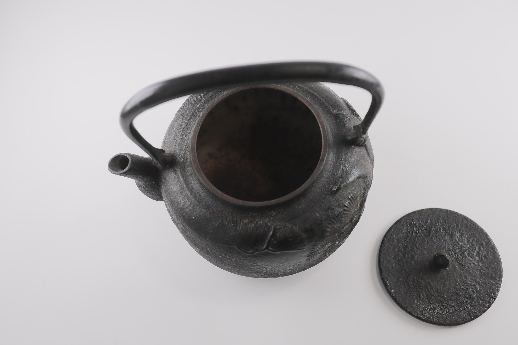 南部鉄器 急須 伝統工芸品 南部鉄瓶 やかん 湯沸かし 茶道具 中古◆tkn327