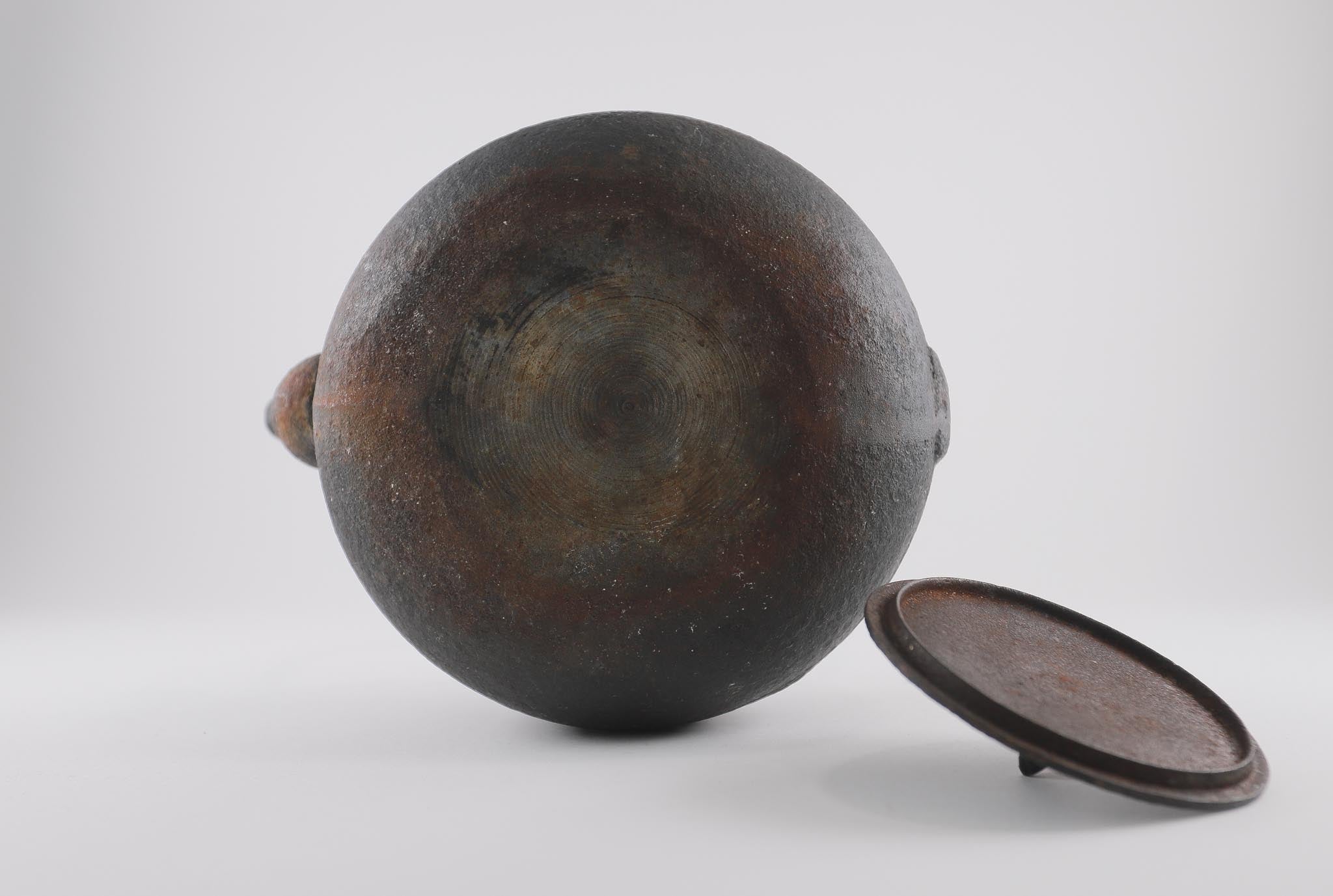 南部鉄器 急須 伝統工芸品 南部鉄瓶 やかん 湯沸かし 茶道具 中古◆tkn327