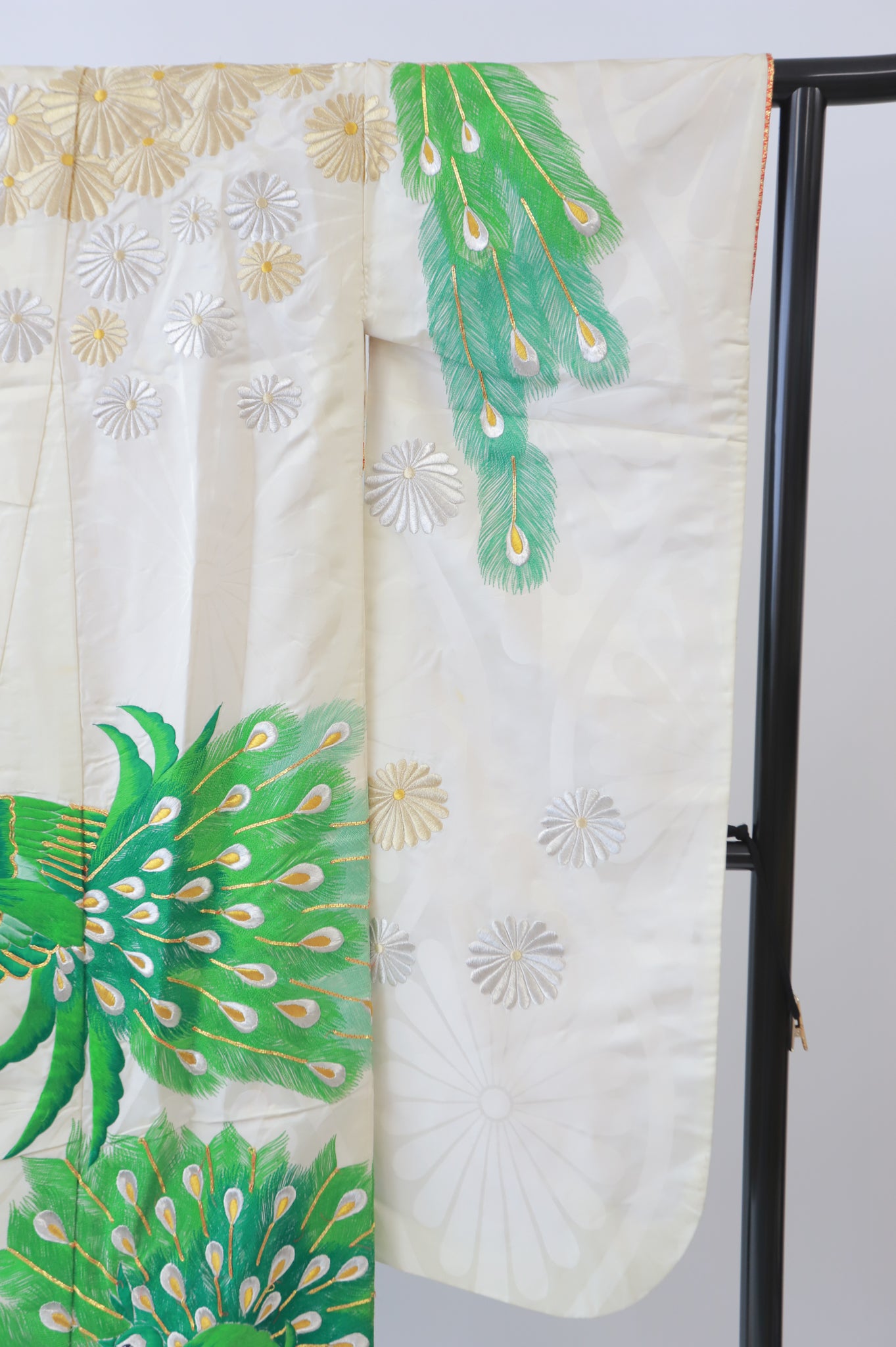 打掛 花嫁衣装 豪華 逸品 金 刺繍 婚礼 結婚式 ウエディング 古着◆twu354