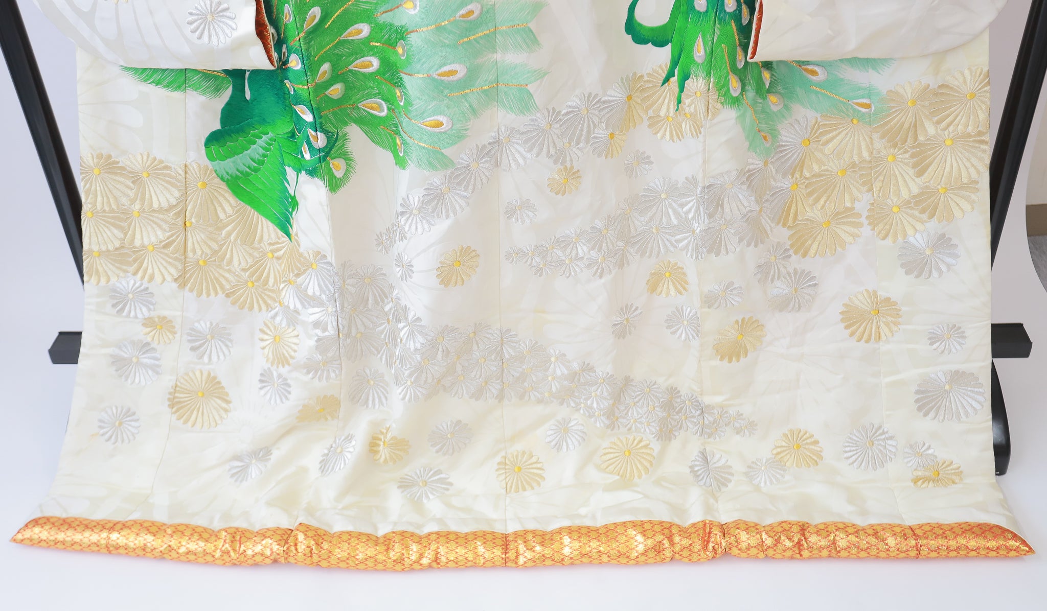 打掛 花嫁衣装 豪華 逸品 金 刺繍 婚礼 結婚式 ウエディング 古着◆twu354