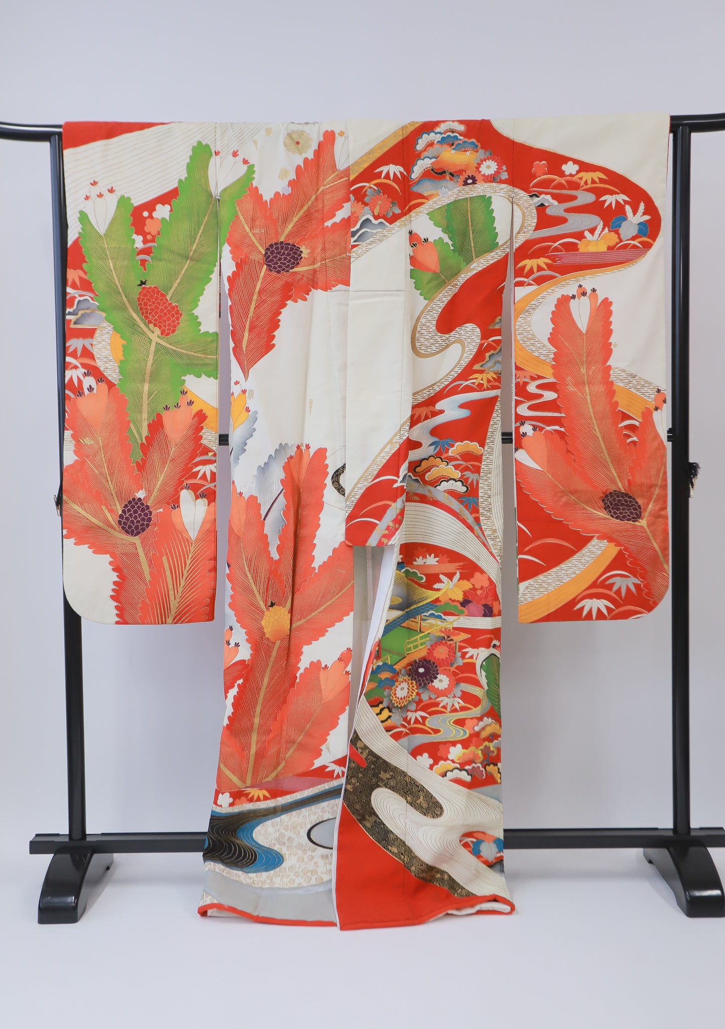 振袖 正絹 古着 結婚式 卒業式 成人式◆twf357