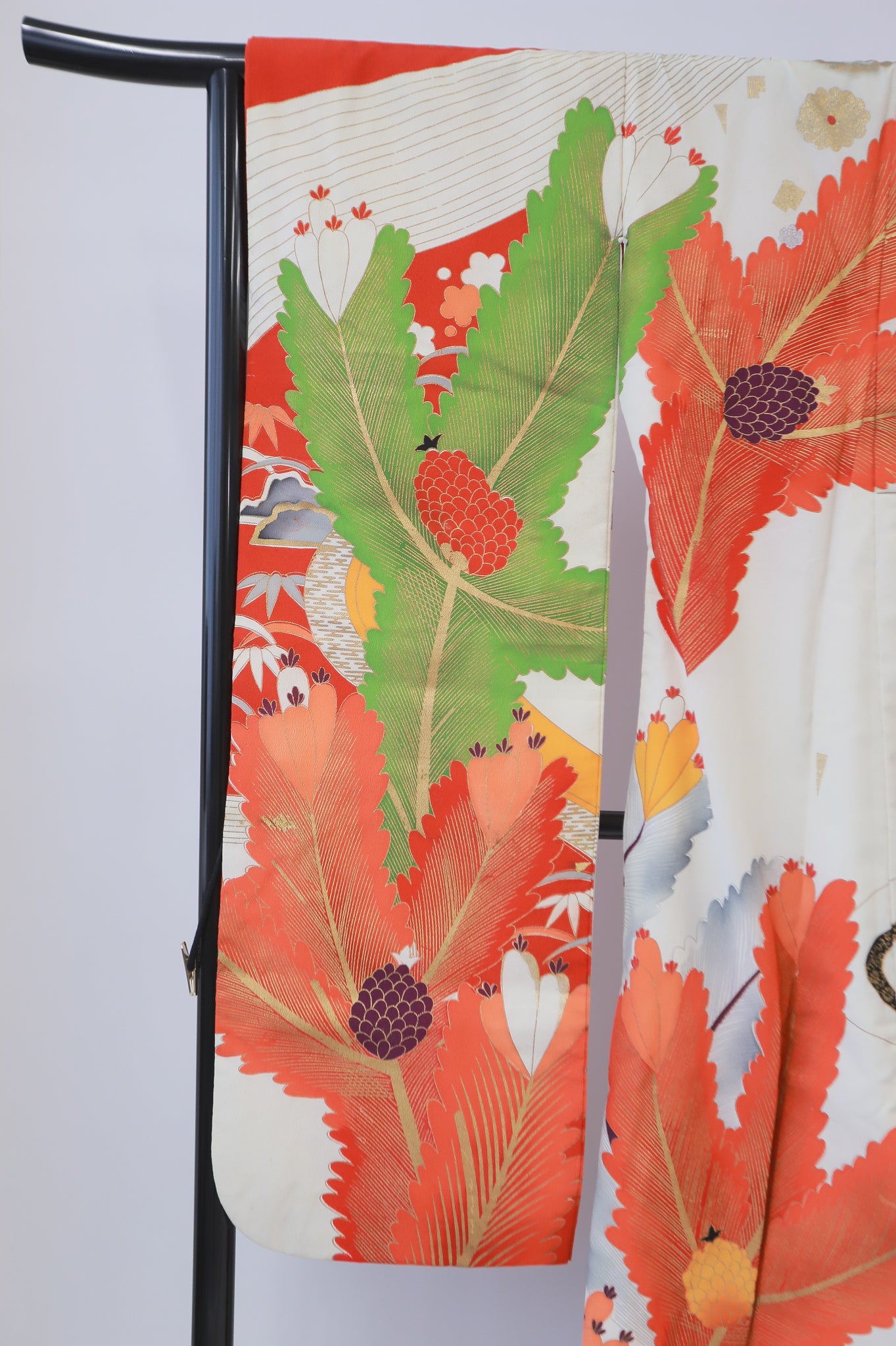 振袖 正絹 古着 結婚式 卒業式 成人式◆twf357