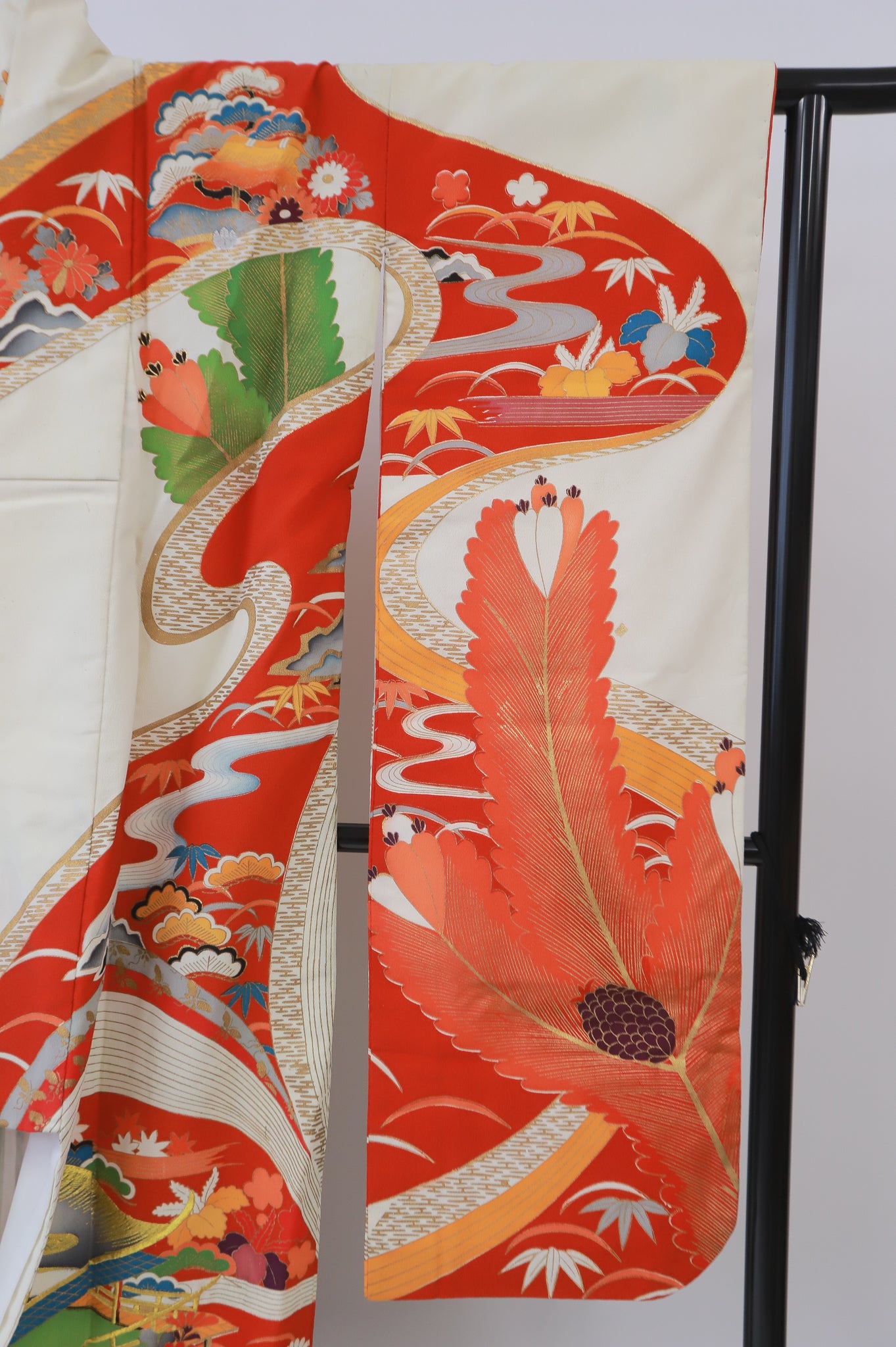 振袖 正絹 古着 結婚式 卒業式 成人式◆twf357