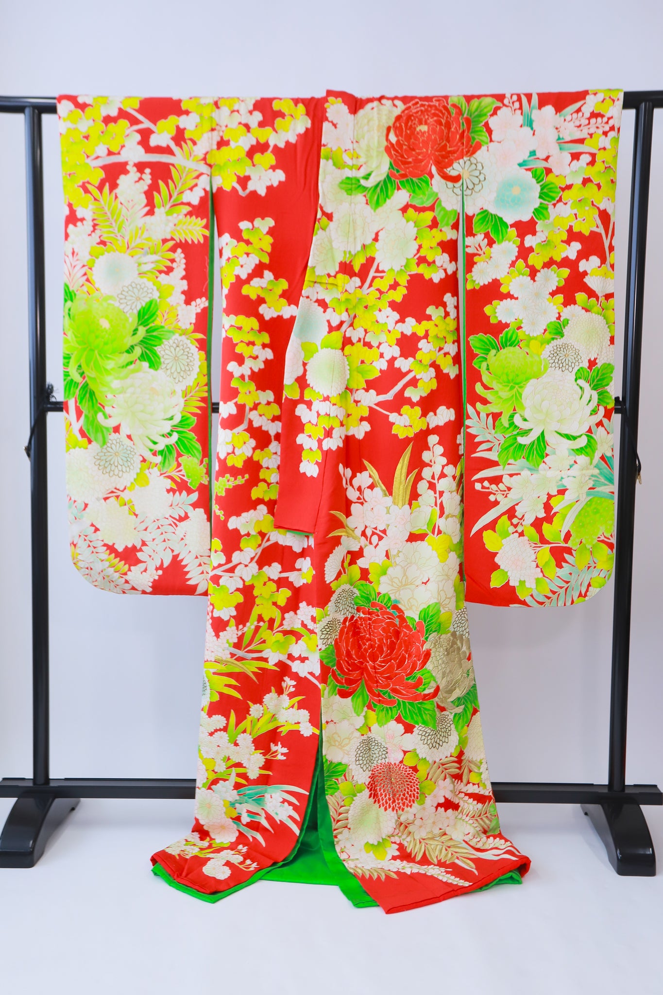 振袖 正絹 古着 結婚式 卒業式 成人式◆twkf363