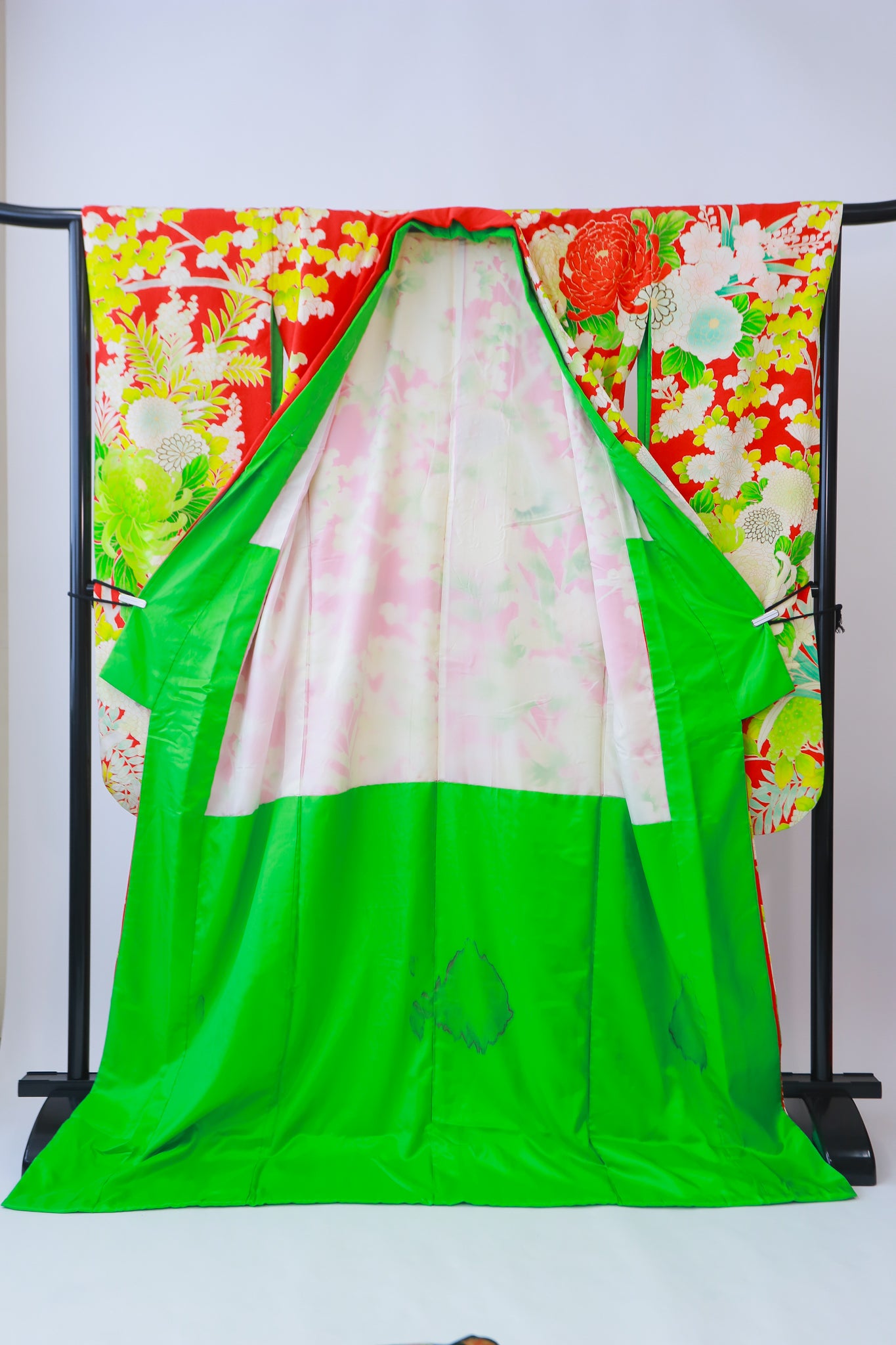 振袖 正絹 古着 結婚式 卒業式 成人式◆twkf363