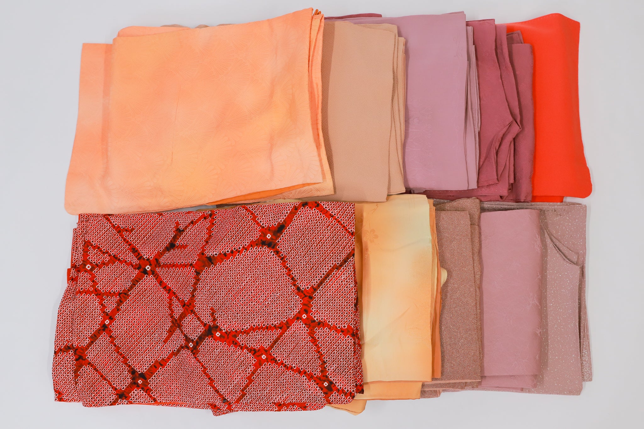 暖色系♡着物まとめ売り10点 リユース◆twkn368