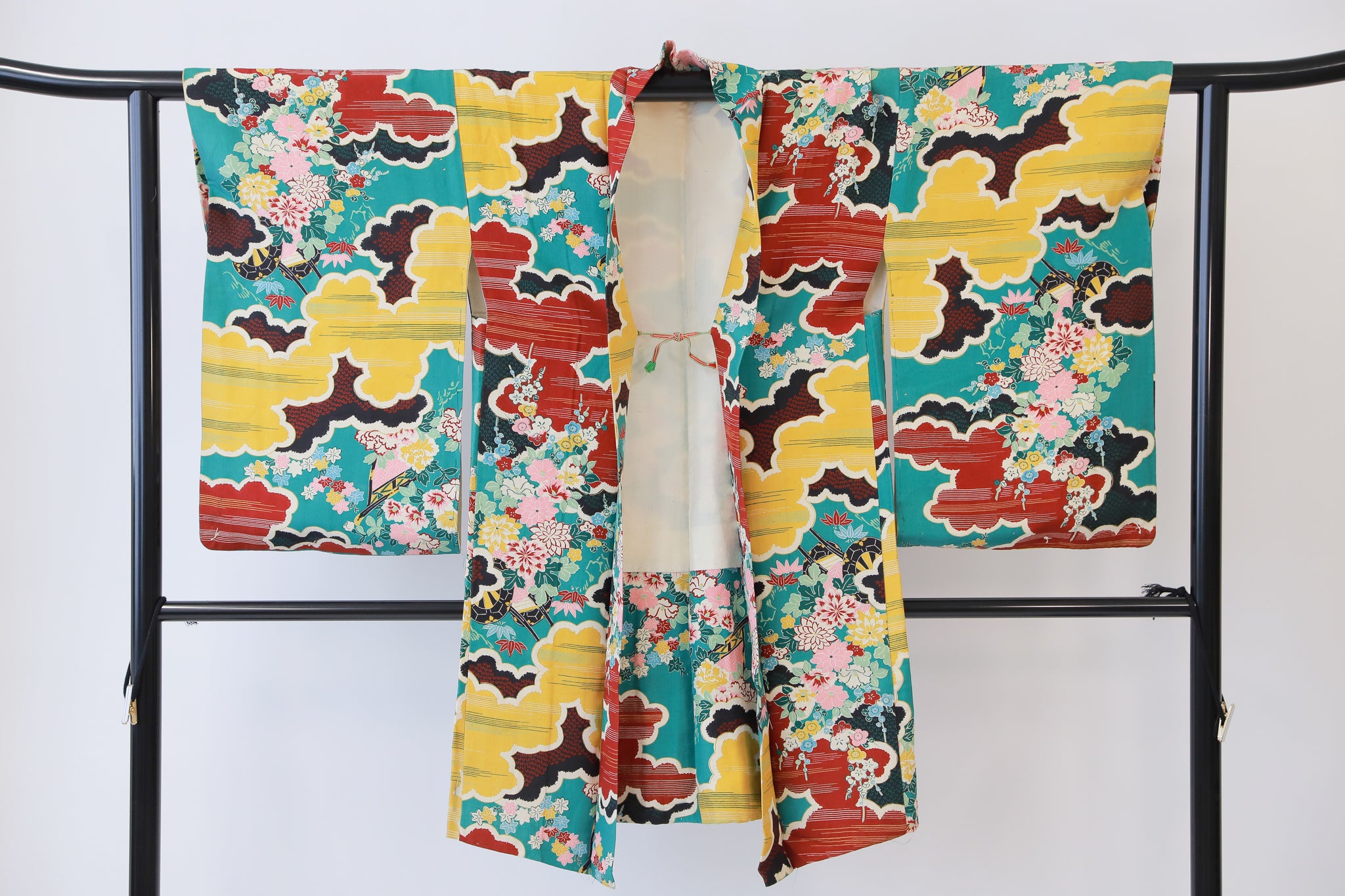 長羽織 アンティーク ジャケット リユース◆twh400