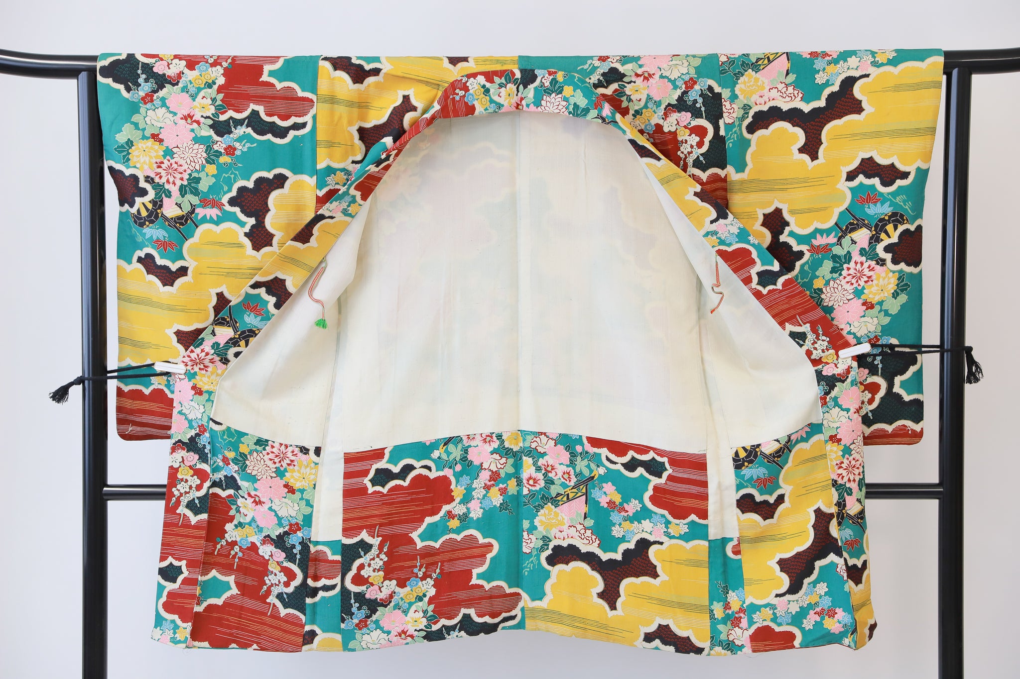 長羽織 アンティーク ジャケット リユース◆twh400