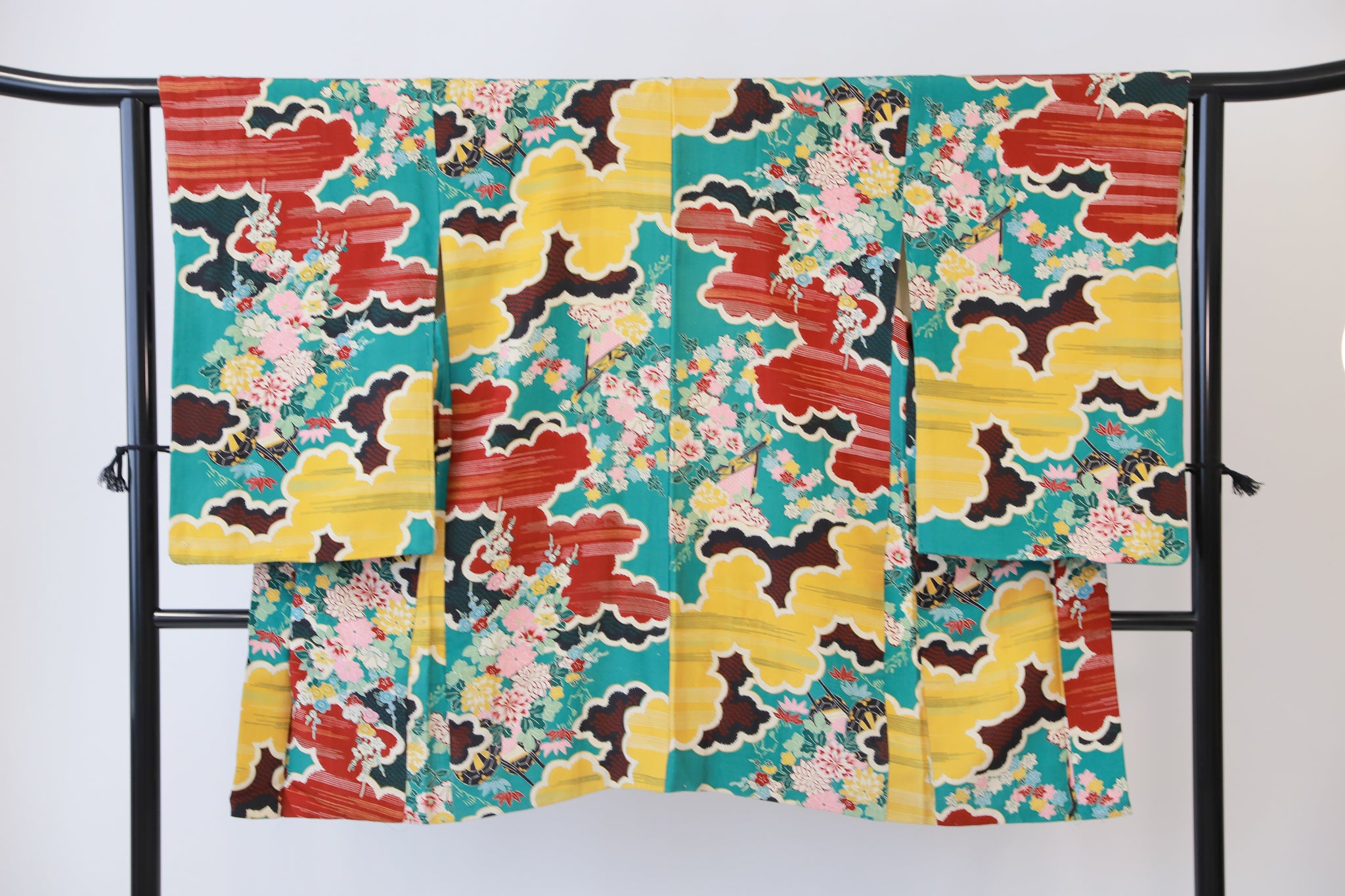 長羽織 アンティーク ジャケット リユース◆twh400