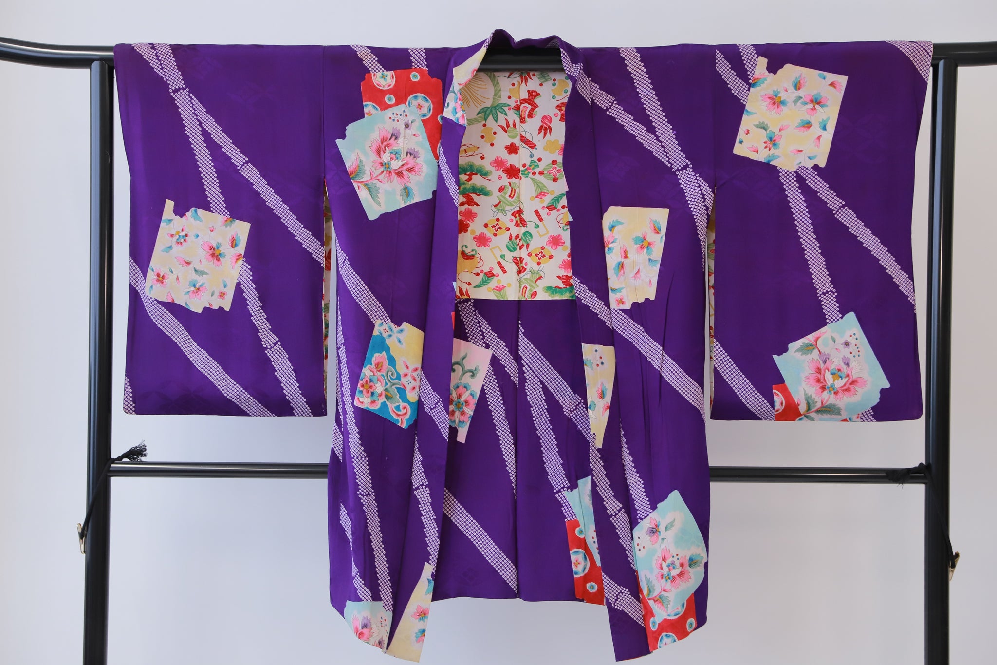 長羽織 アンティーク ジャケット リユース◆twh402