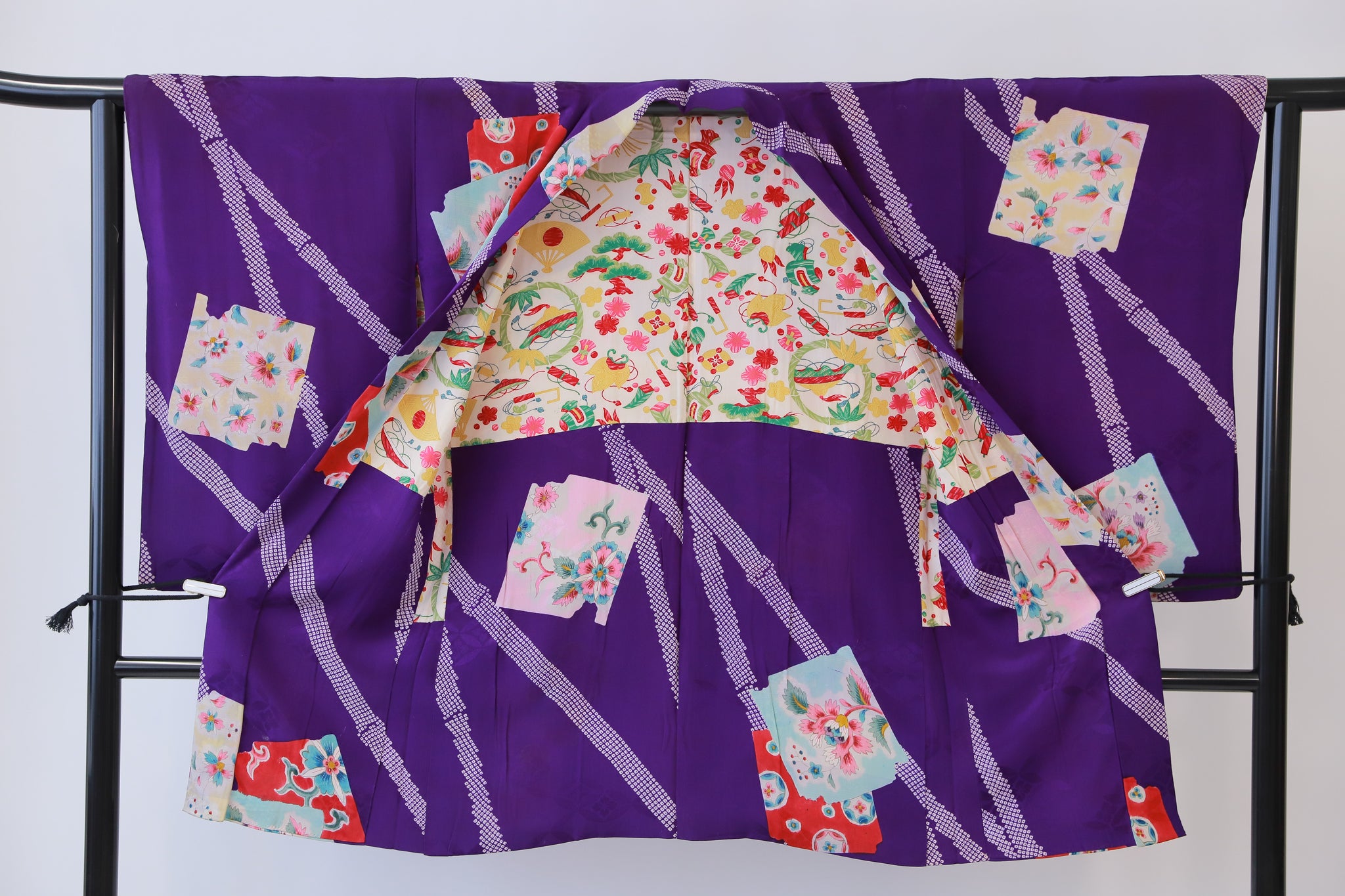 長羽織 アンティーク ジャケット リユース◆twh402