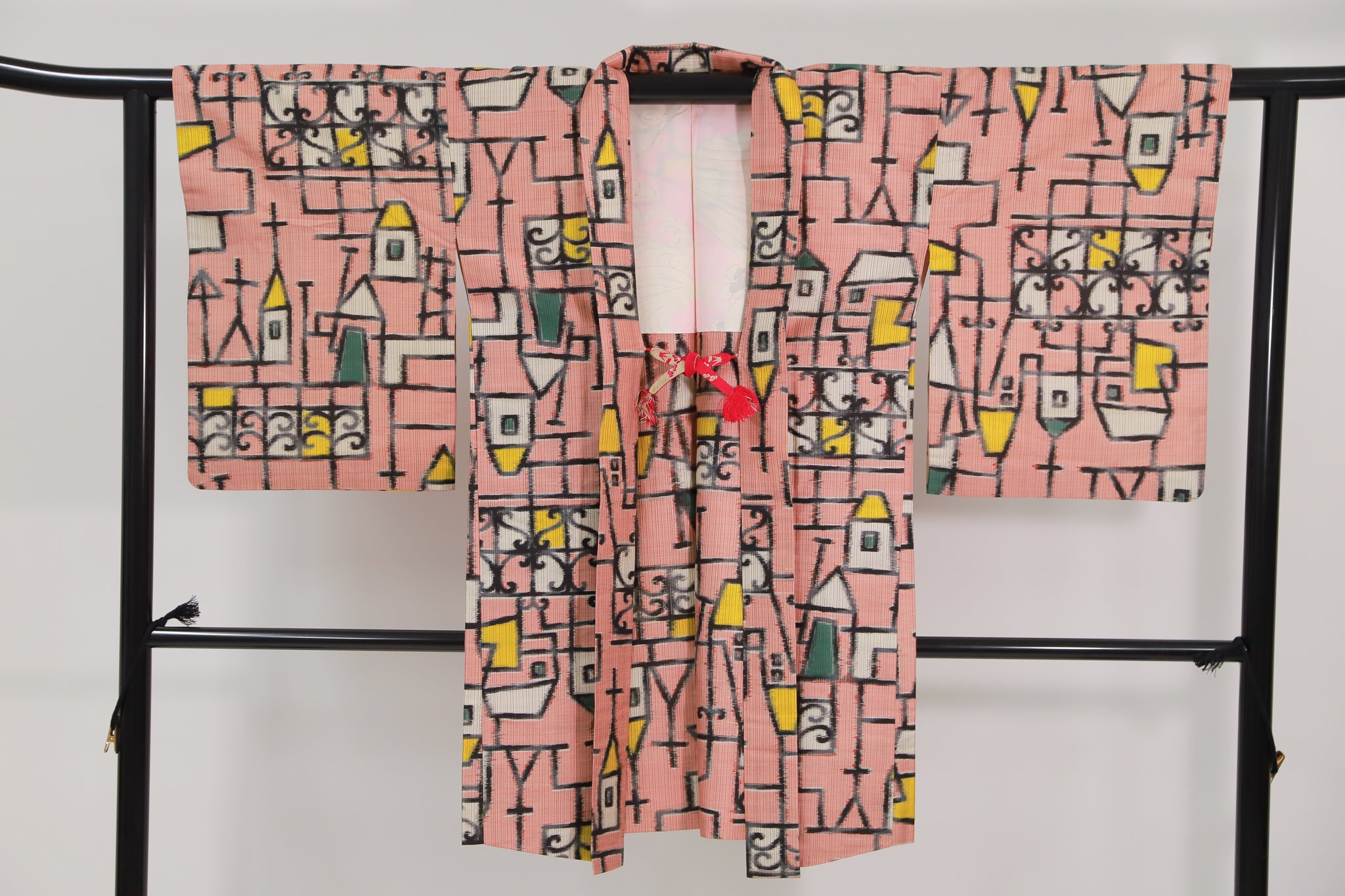 長羽織 アンティーク リユース◆twh403