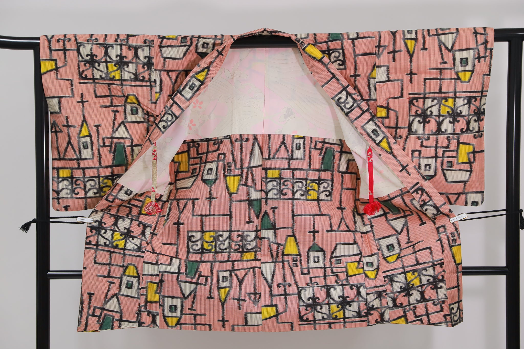 長羽織 アンティーク リユース◆twh403