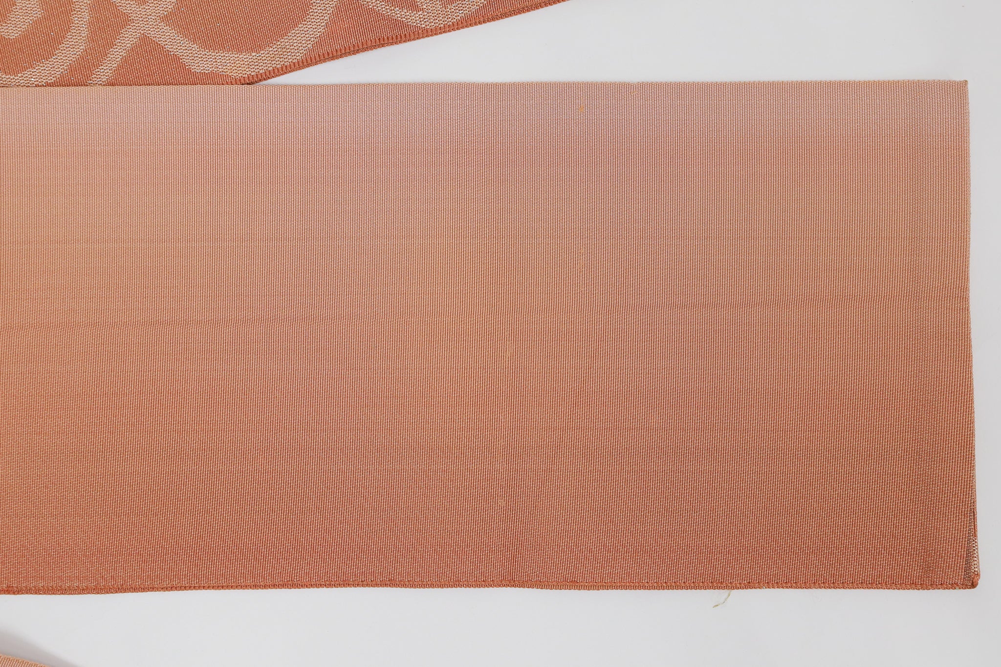 半幅帯 ゆかた 小紋 紬 外出着用 リユース◆twoha413