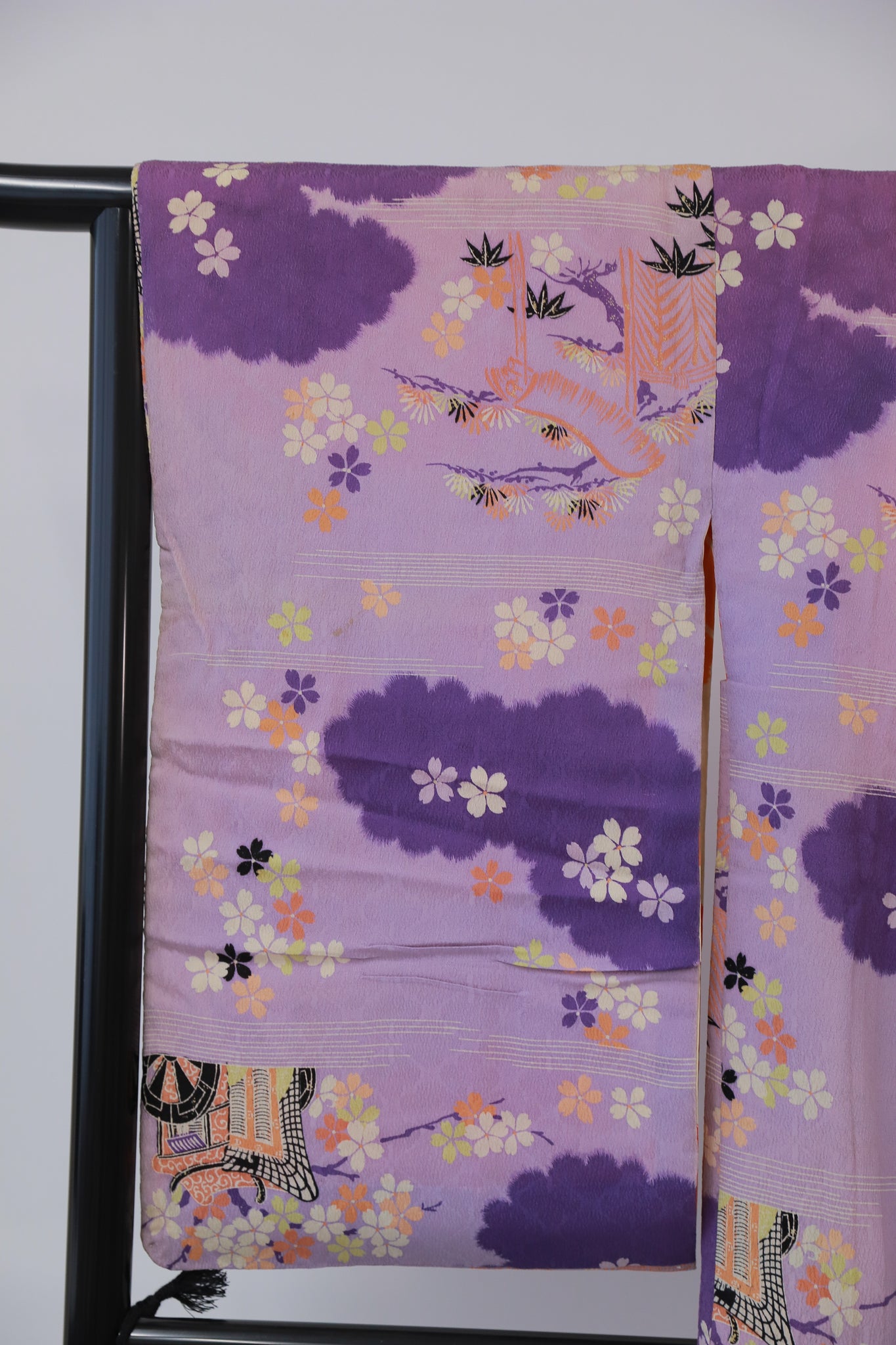 長羽織 アンティーク リユース◆twh421