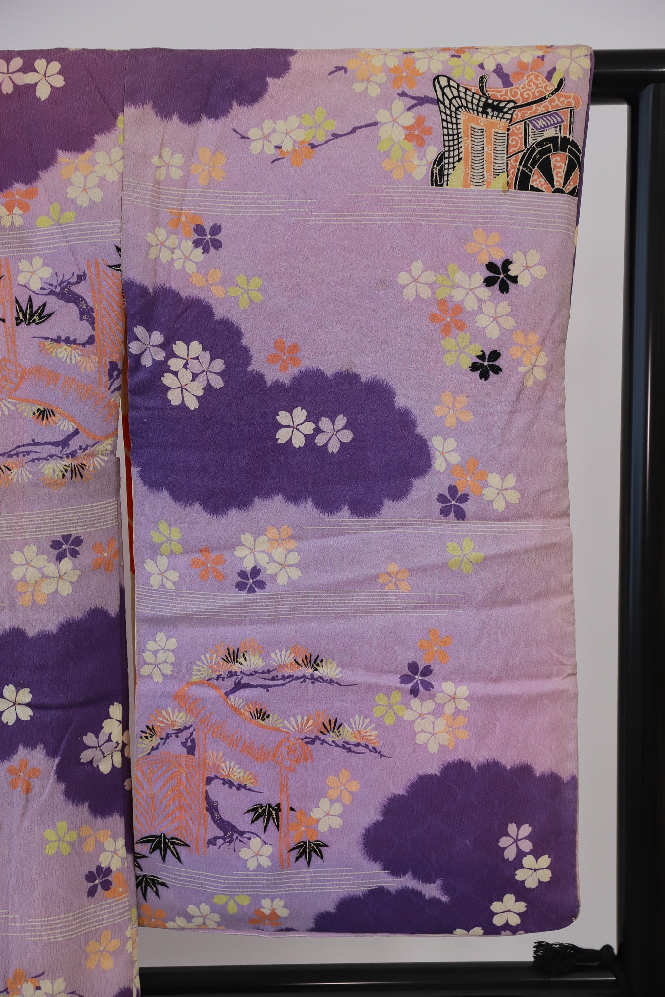 長羽織 アンティーク リユース◆twh421