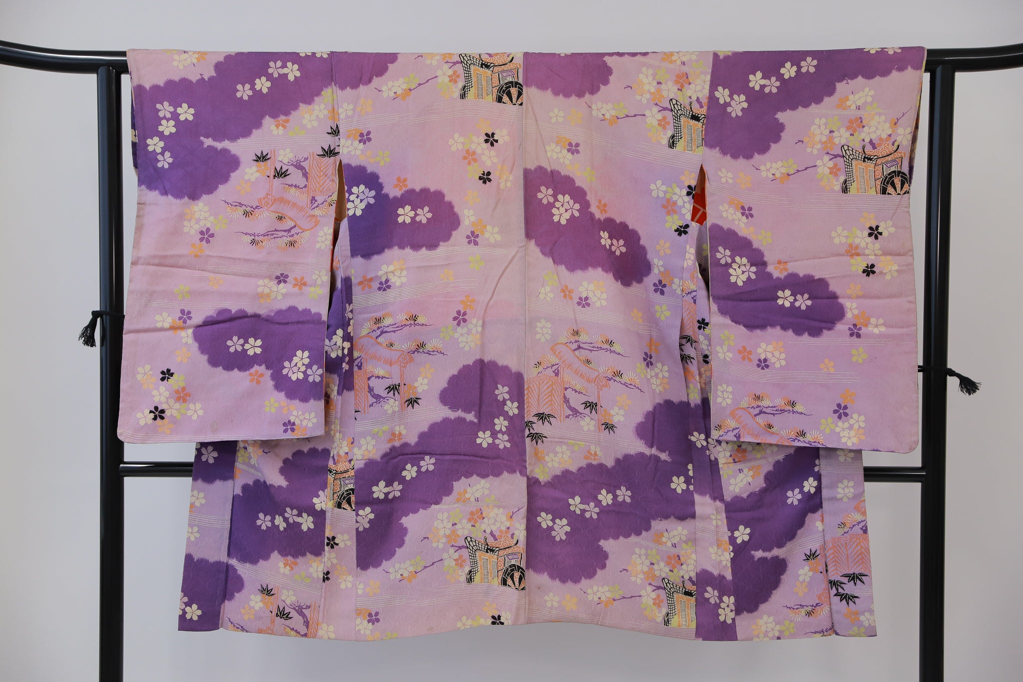 長羽織 アンティーク リユース◆twh421