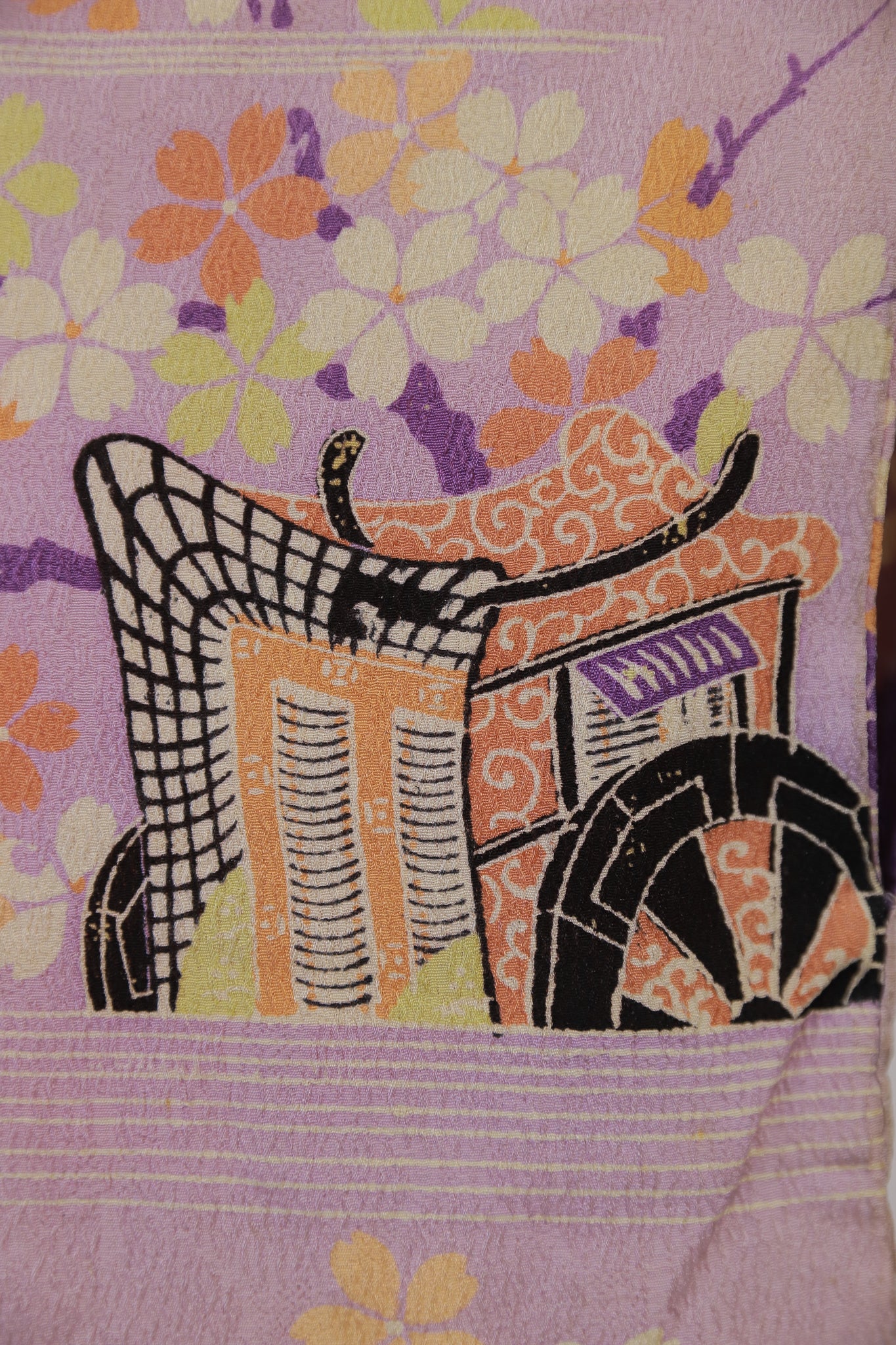 長羽織 アンティーク リユース◆twh421