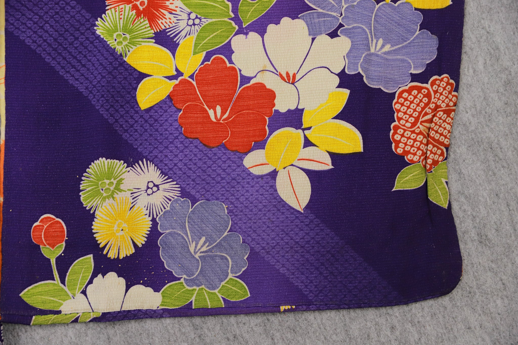 長羽織 アンティーク 羽織紐付き リユース◆twh423