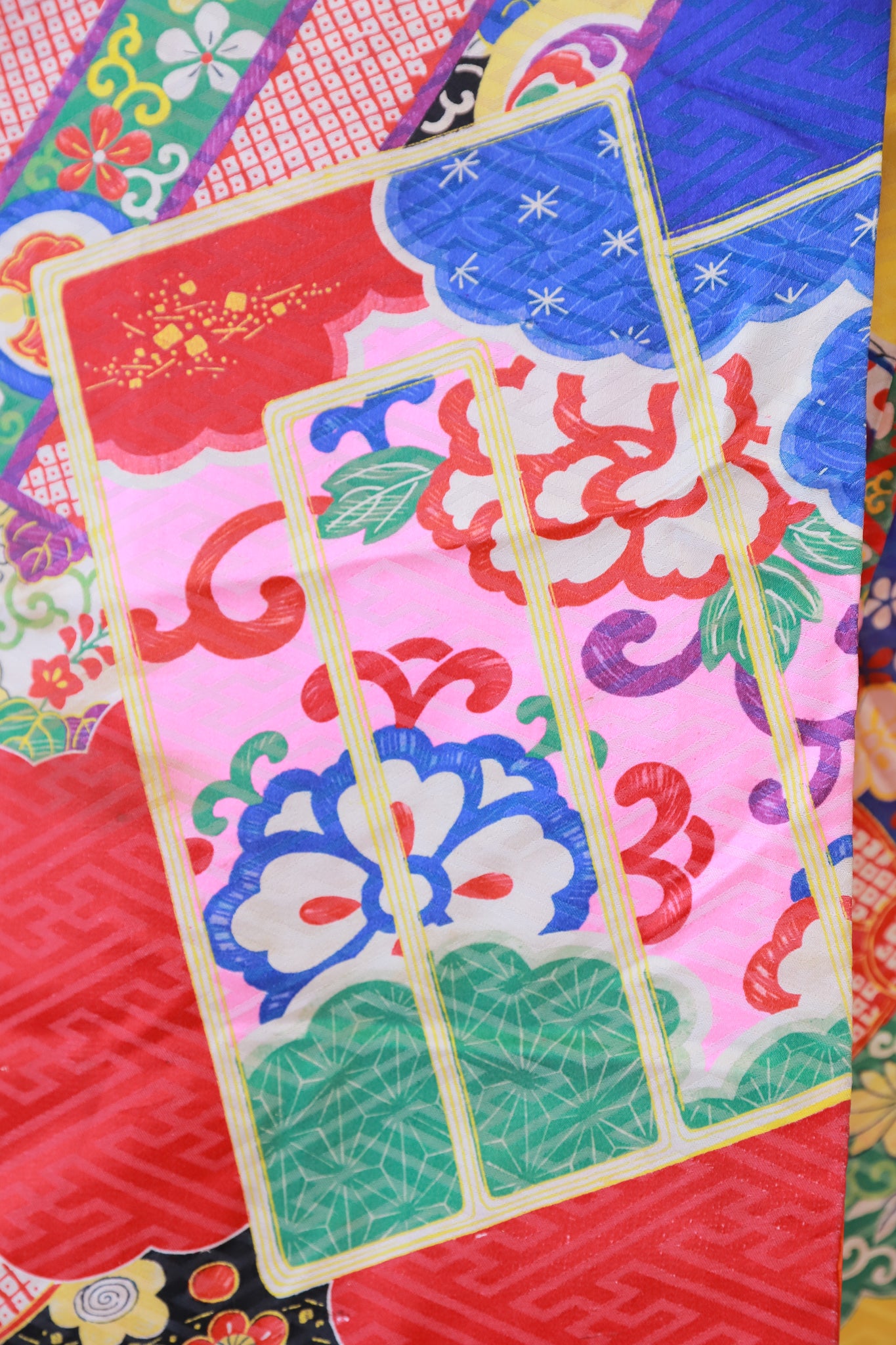 長羽織 アンティーク 羽織紐付き リユース◆twh431