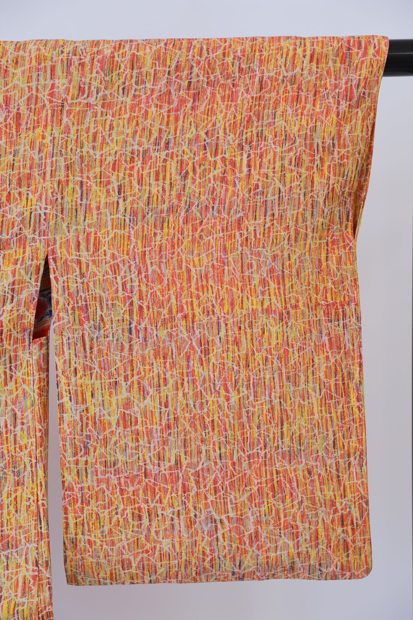 長羽織 アンティーク 羽織紐付き リユース◆twh433