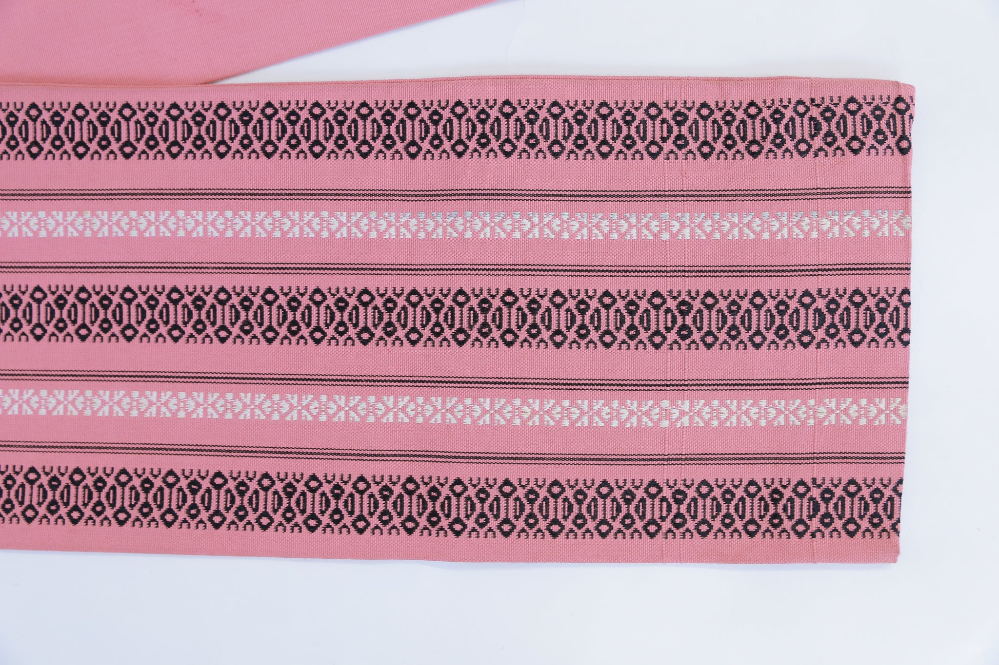 半幅帯 ゆかた 小紋 紬 外出着用 リユース◆twoha438