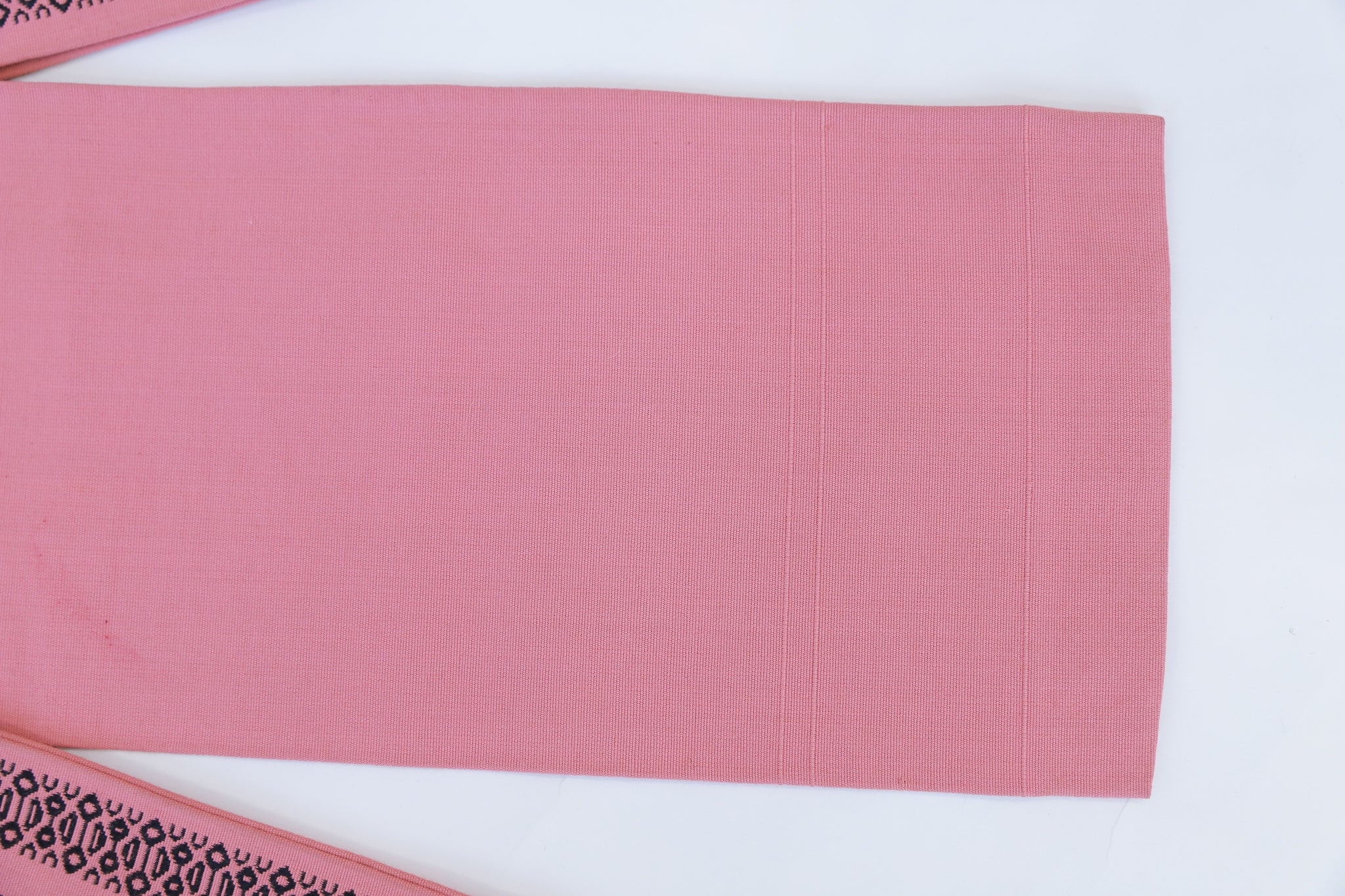 半幅帯 ゆかた 小紋 紬 外出着用 リユース◆twoha438