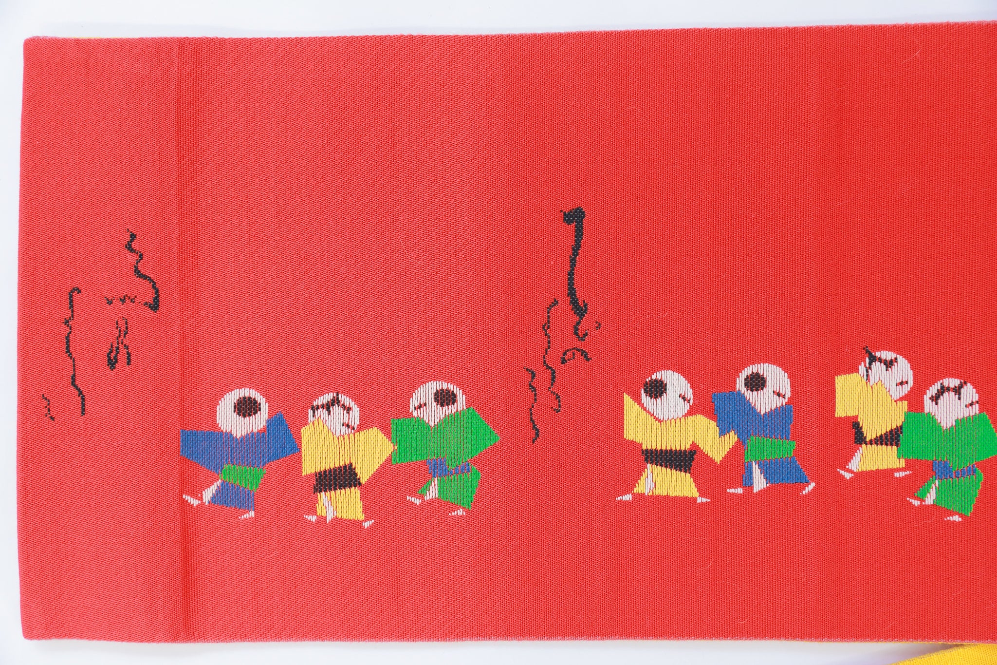 半幅帯 ゆかた 小紋 紬 外出着用 リユース◆twoha439