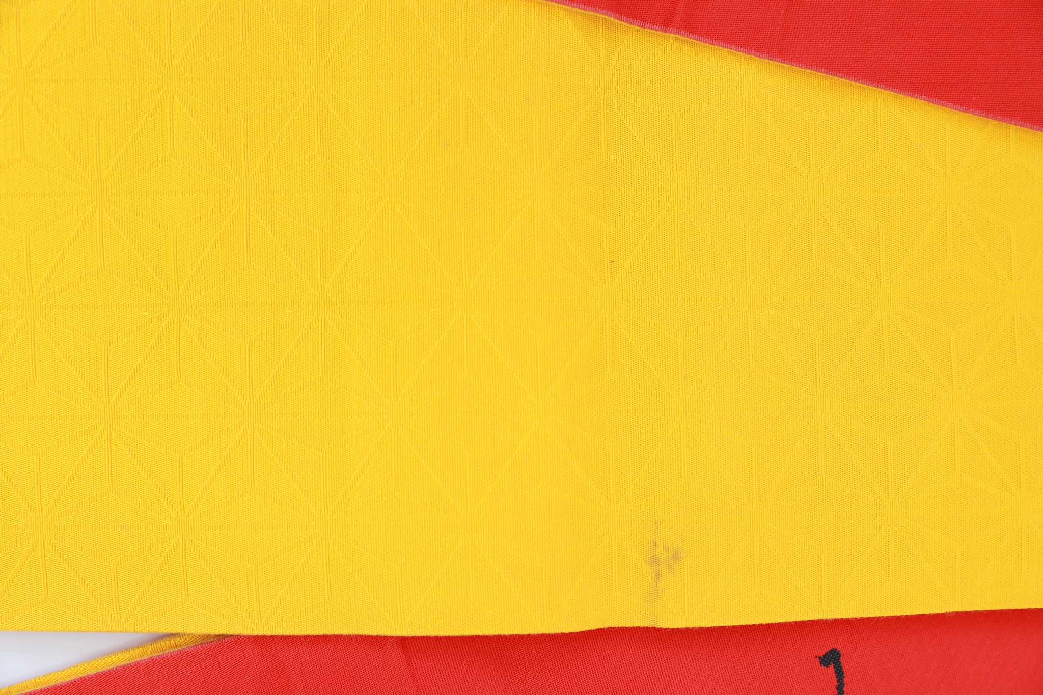 半幅帯 ゆかた 小紋 紬 外出着用 リユース◆twoha439