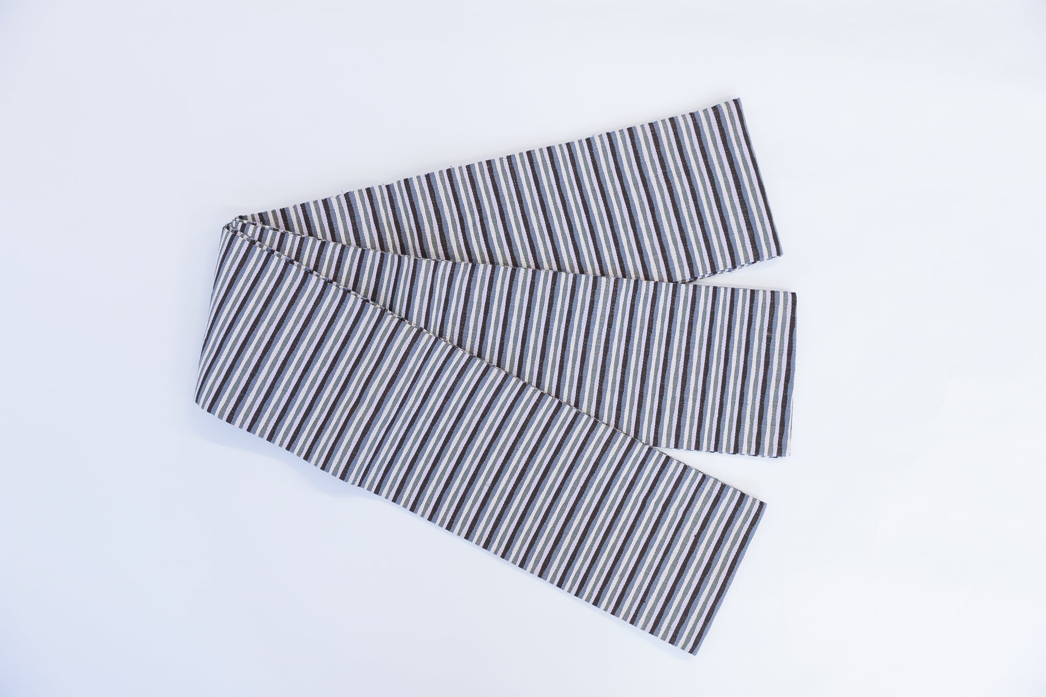 半幅帯 ゆかた 小紋 紬 外出着用 リユース◆twoha442