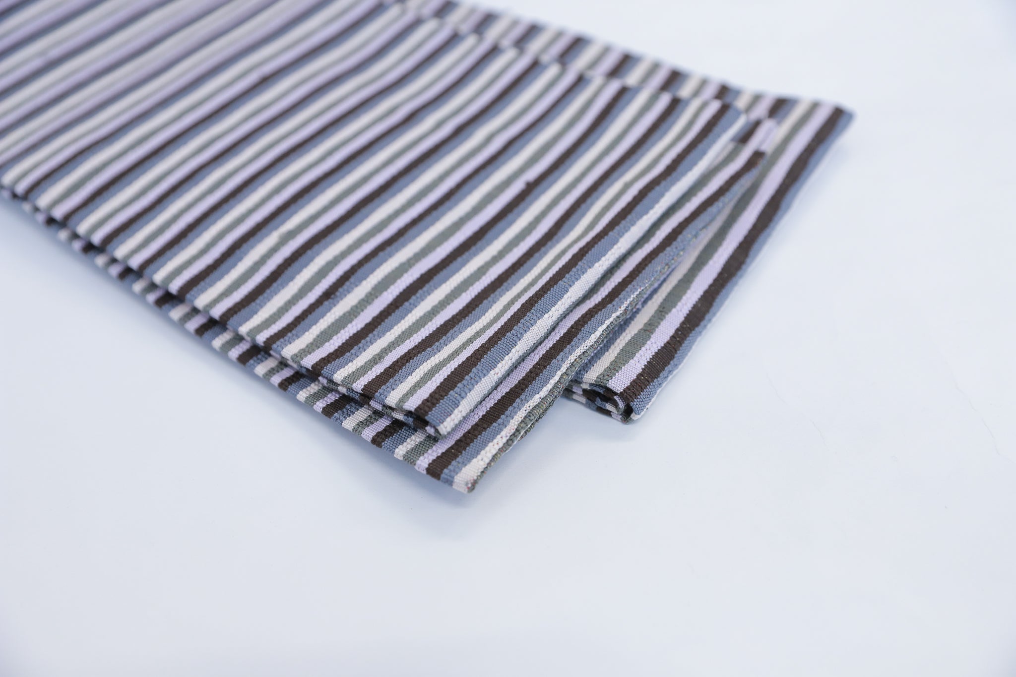 半幅帯 ゆかた 小紋 紬 外出着用 リユース◆twoha442