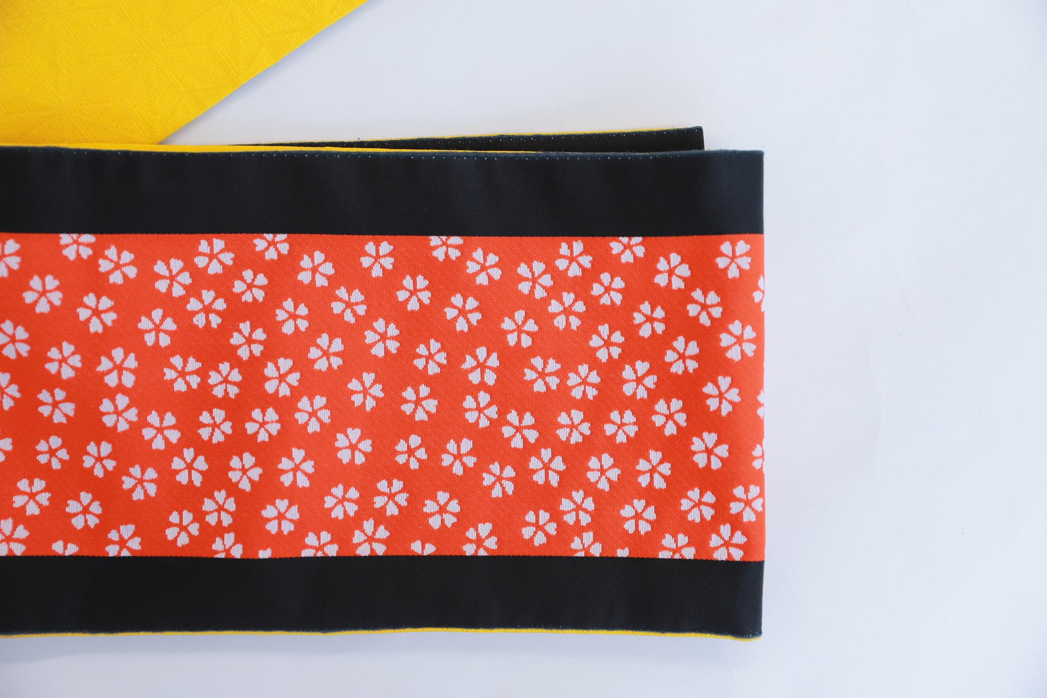 半幅帯 ゆかた 小紋 紬 外出着用 リユース◆twoha444