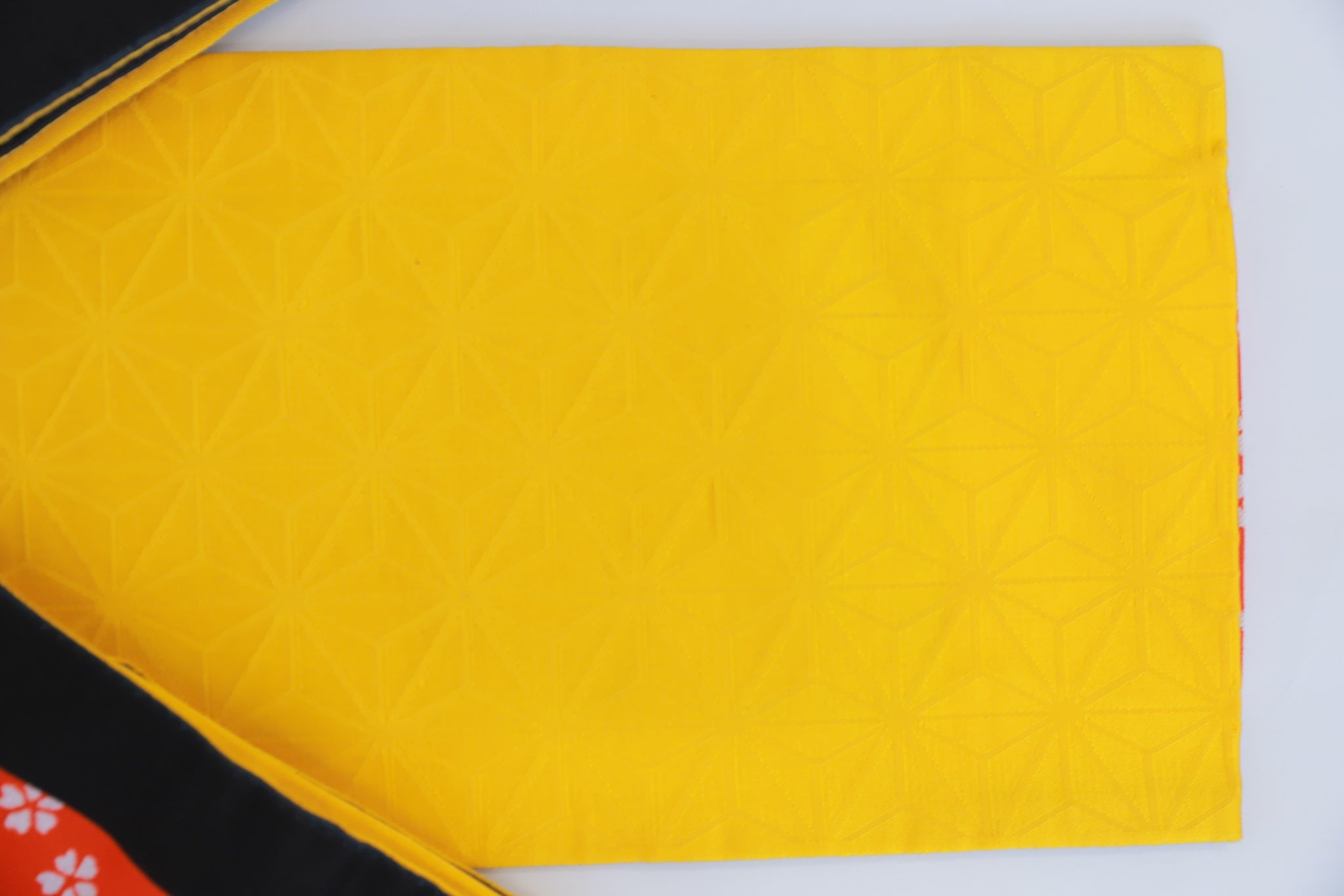 半幅帯 ゆかた 小紋 紬 外出着用 リユース◆twoha444