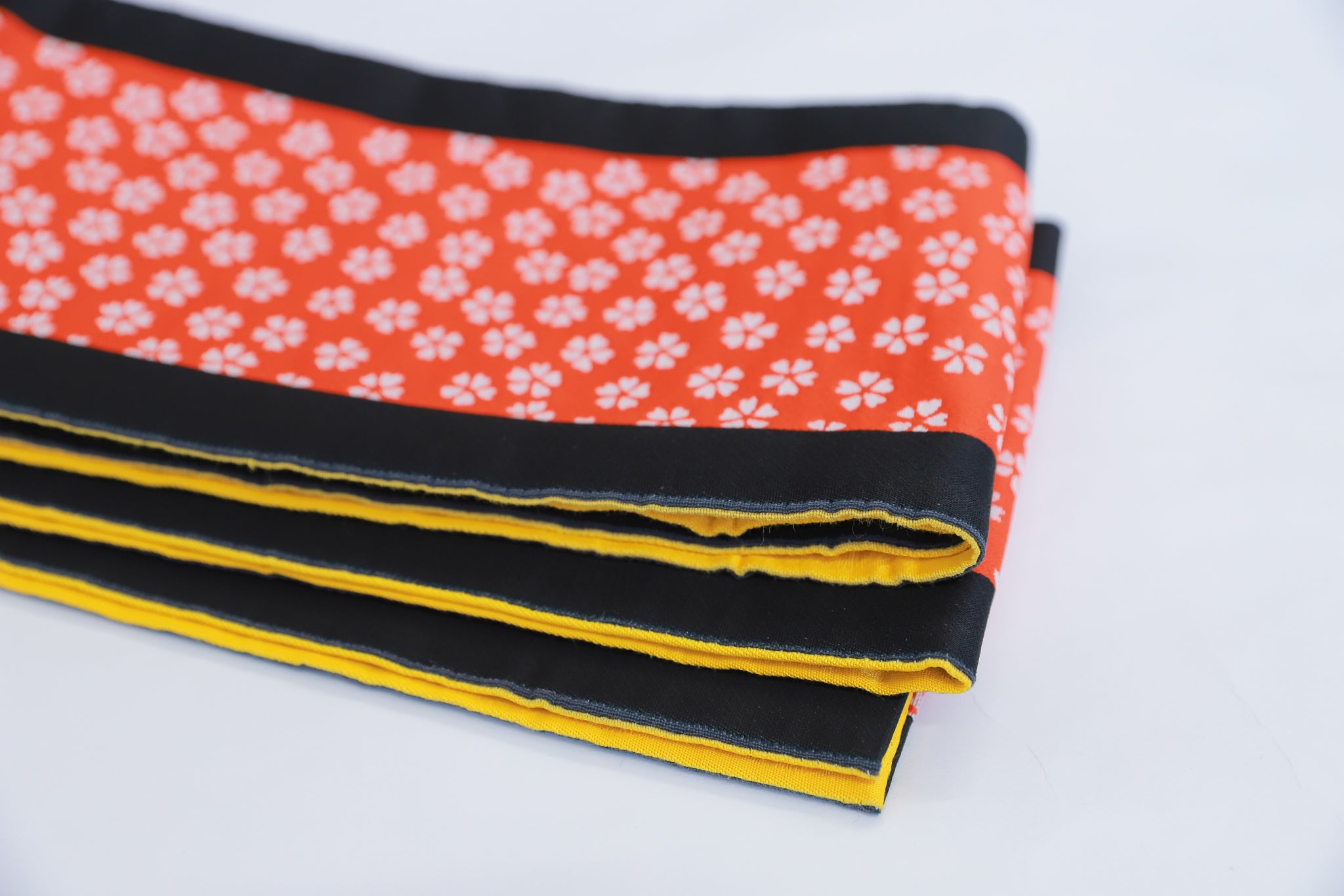 半幅帯 ゆかた 小紋 紬 外出着用 リユース◆twoha444