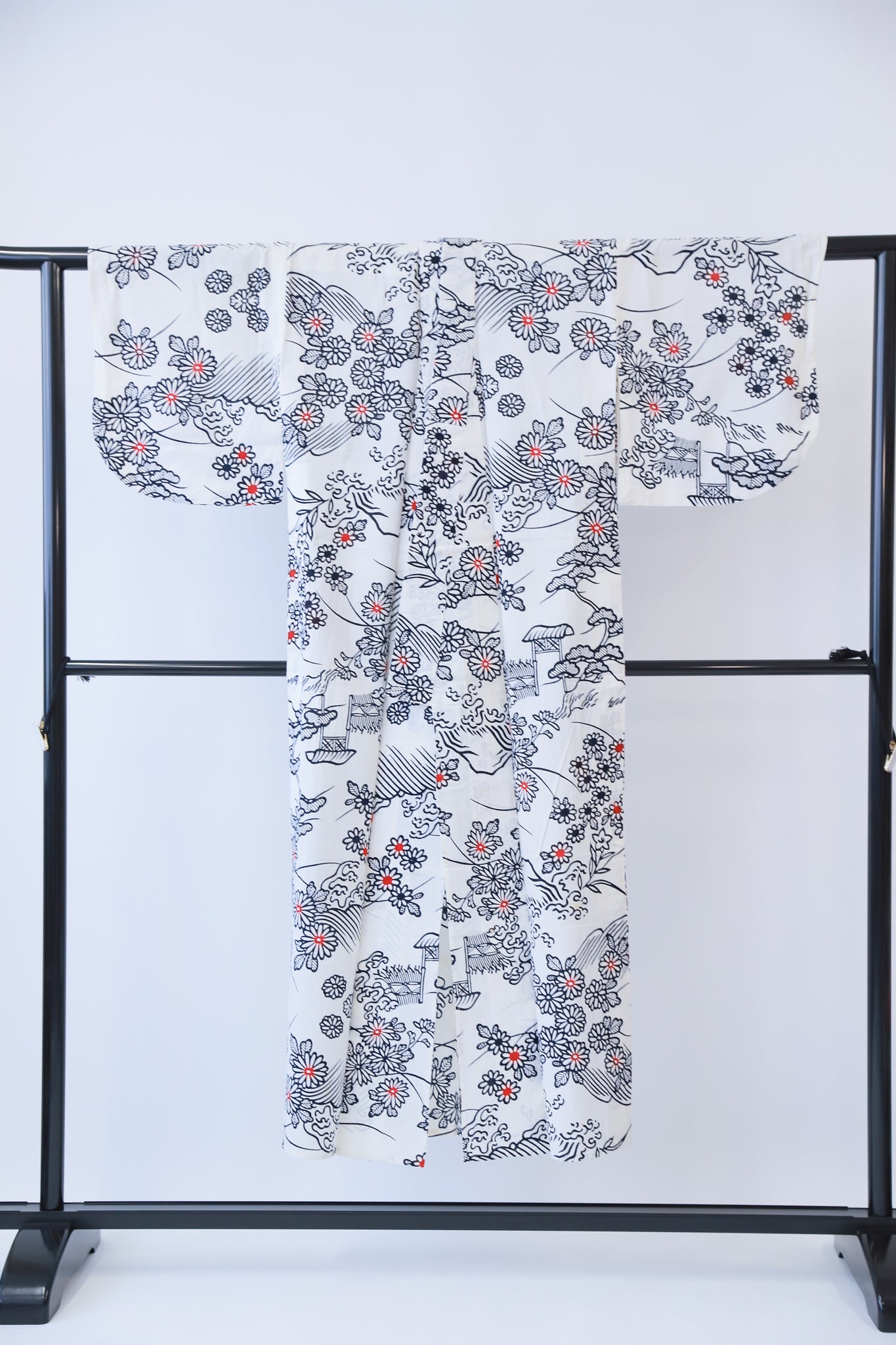 浴衣 小柄女性/女児向け 夏 和服 バスローブ リユース ◆twy446