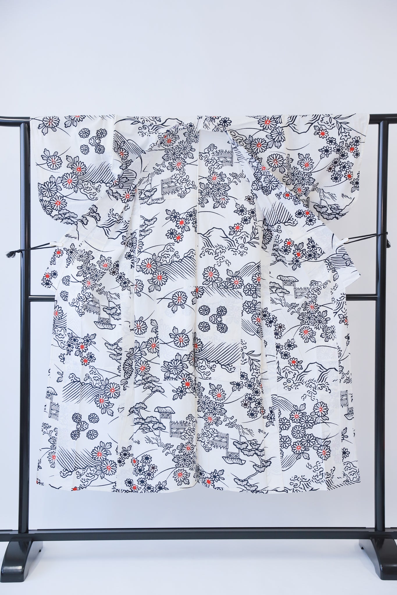 浴衣 小柄女性/女児向け 夏 和服 バスローブ リユース ◆twy446