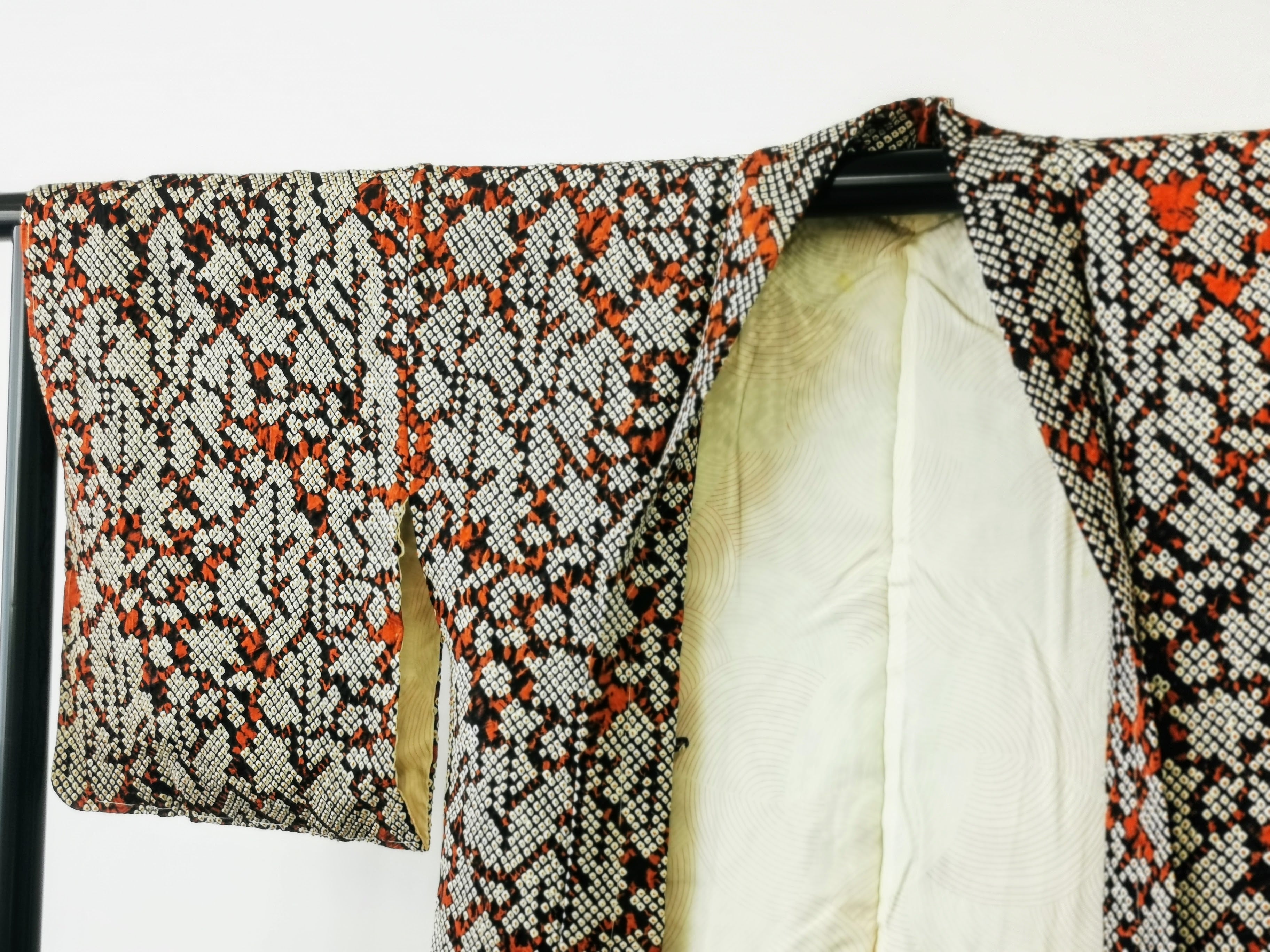 ♦KJ014 Women’s Wear kimono jacket (Haori)Shibori