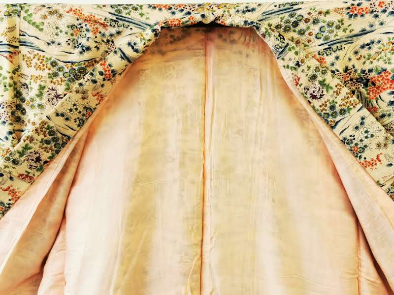 ♦KJ018 Women's kimono used Japanese clothes