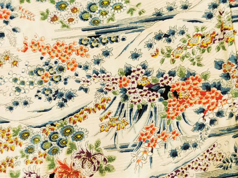 ♦KJ018 Women's kimono used Japanese clothes