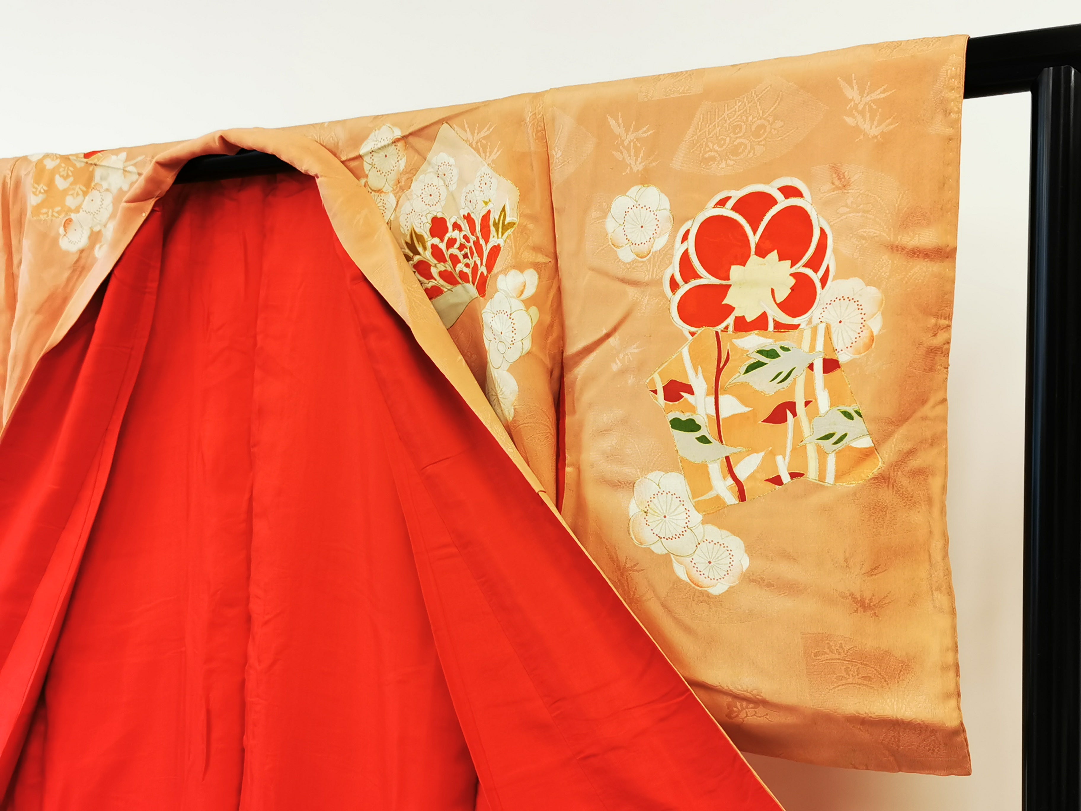 ♦KJ022 Women's kimono used Japanese clothes